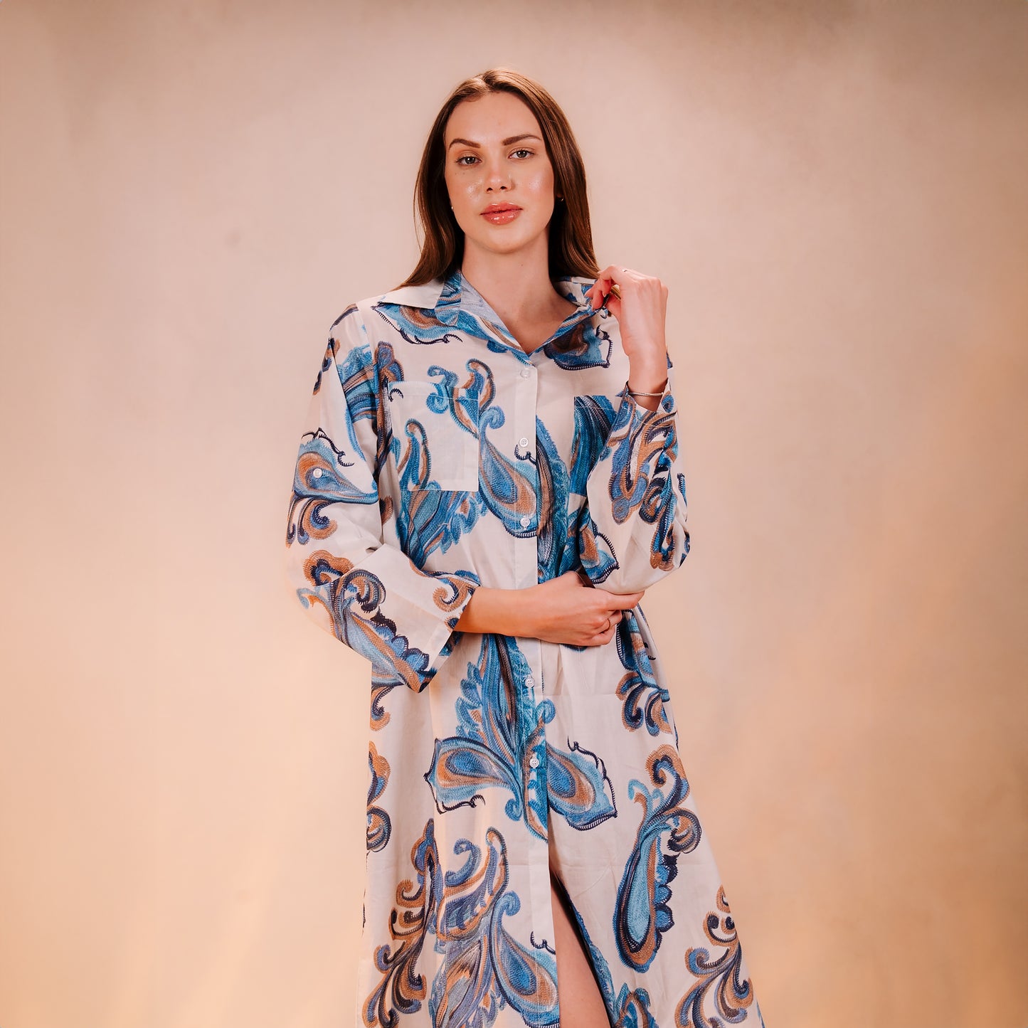 Floral Long Shirt