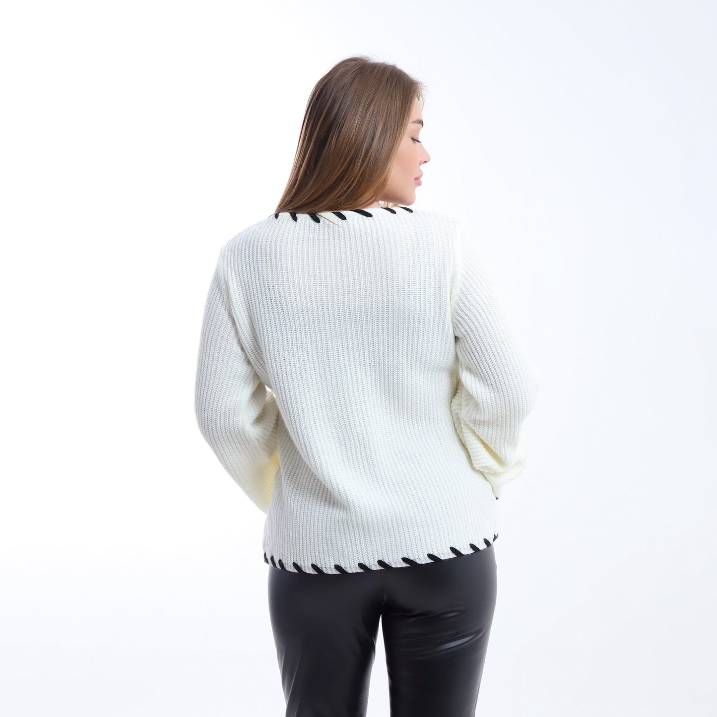 Contrast Stitch Knit
