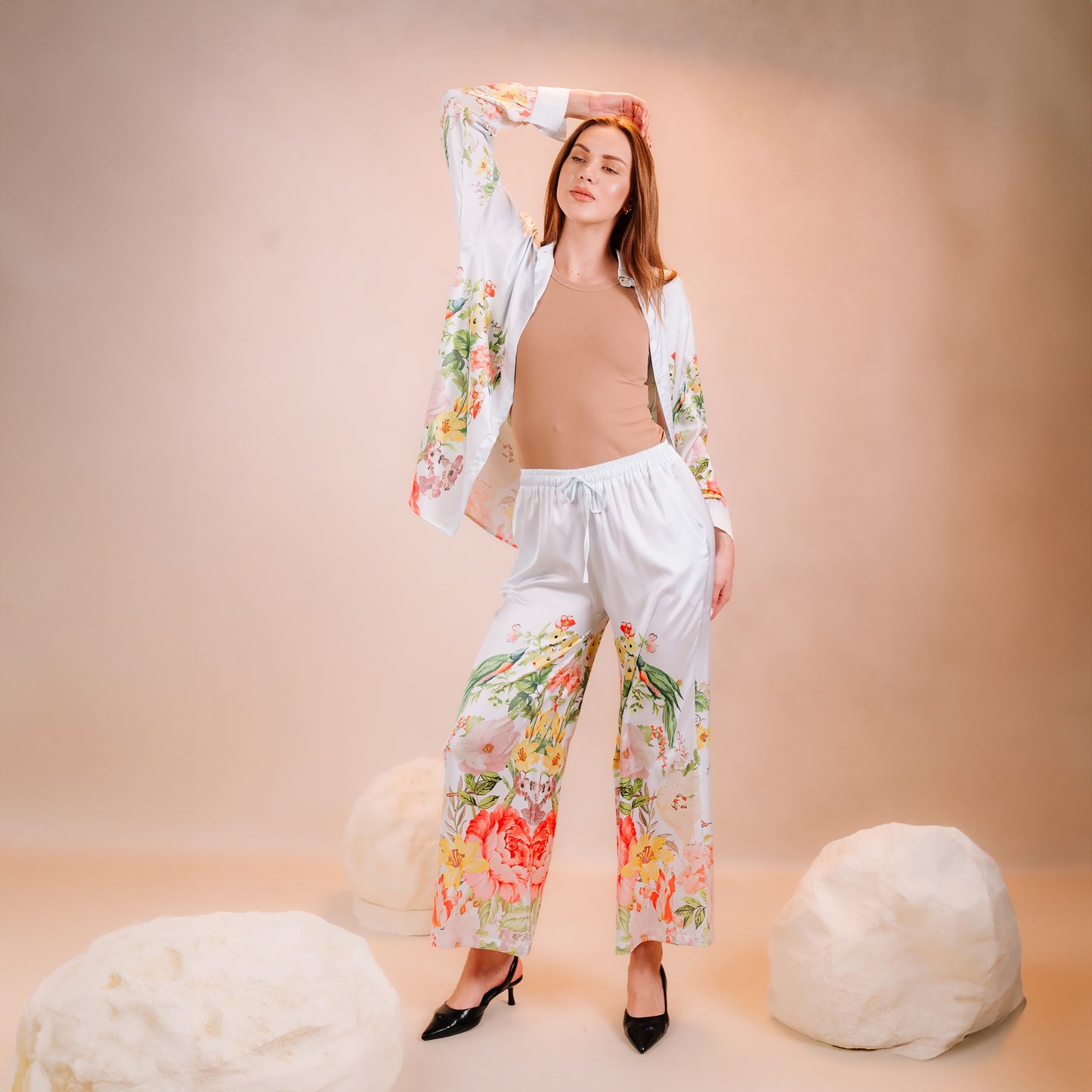 Azha Satin Suit