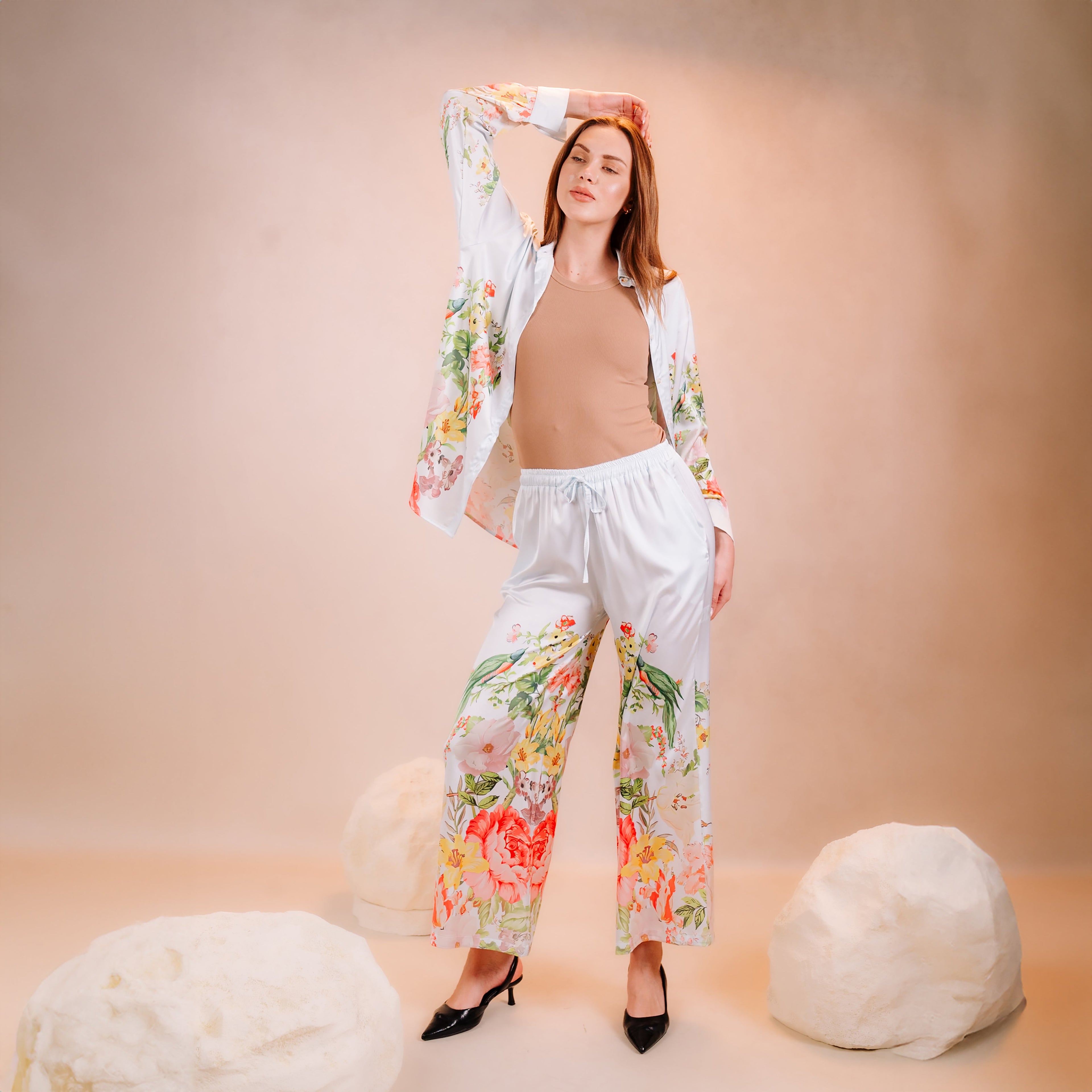 Azha Satin Suit