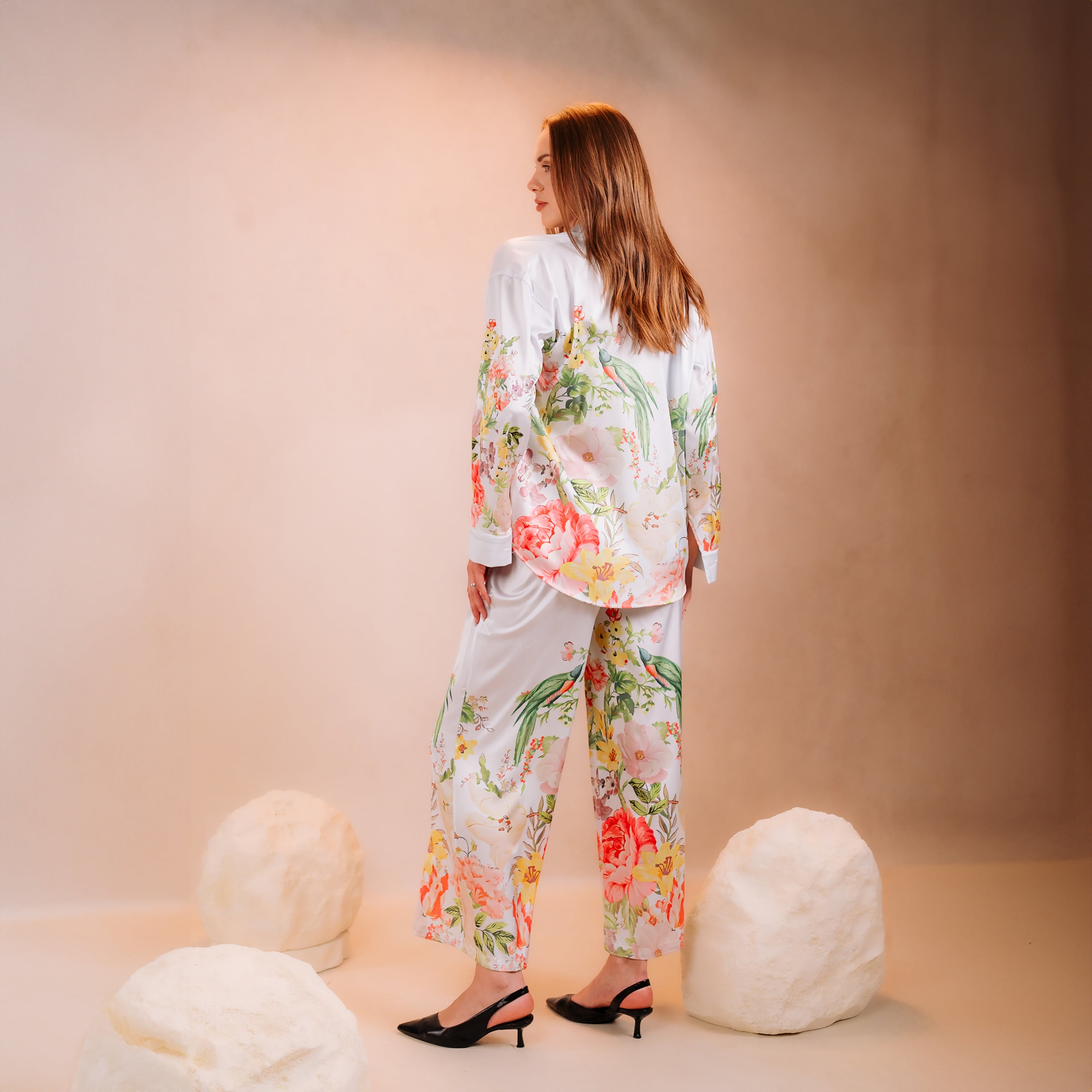 Azha Satin Suit