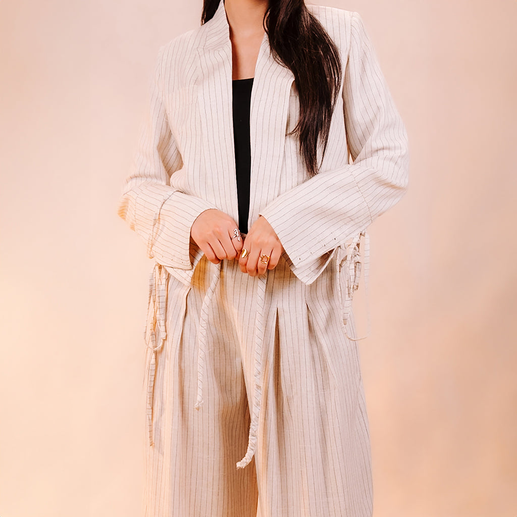 Linen stripped  Set