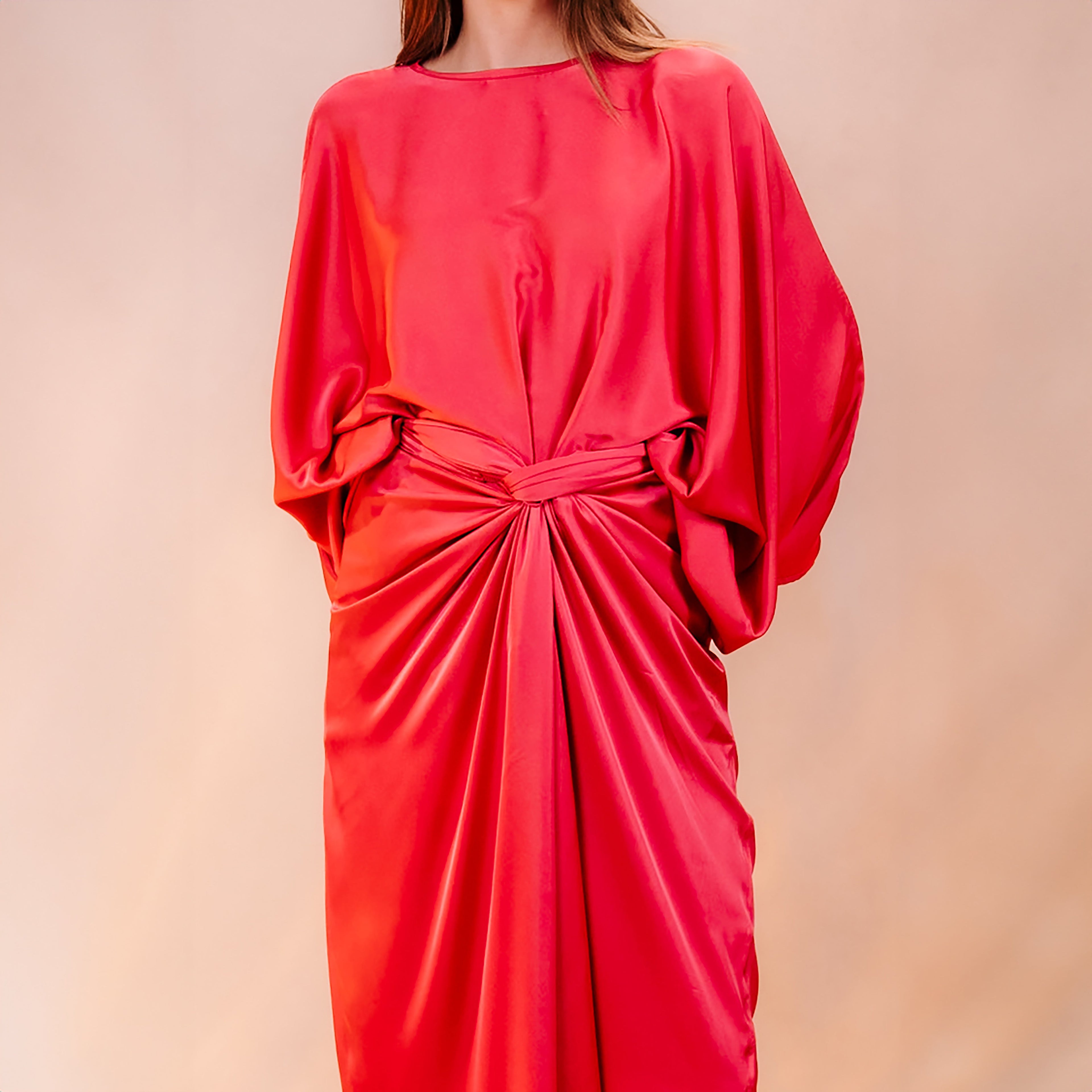 Satin Skirt Suit