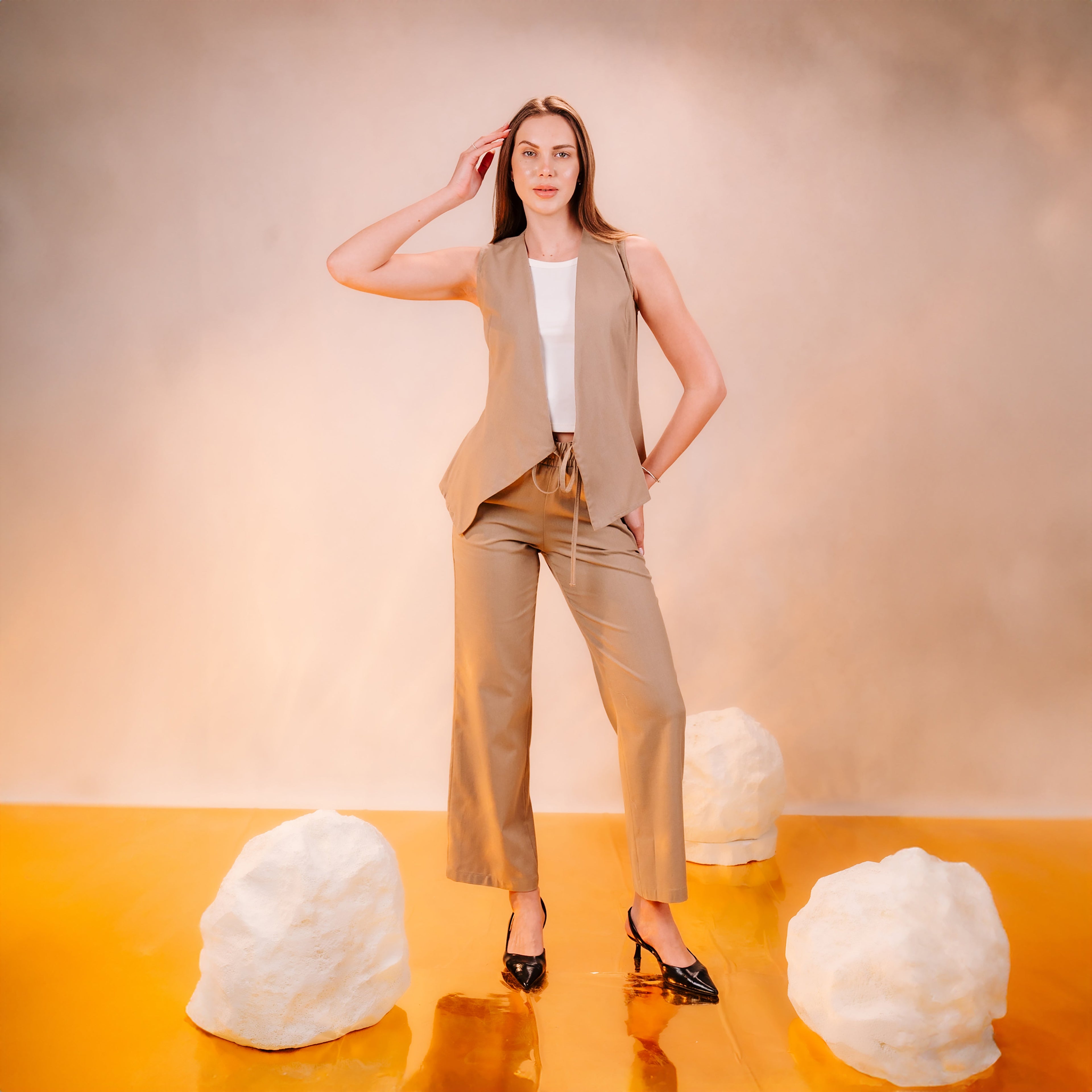 Linen Fit Suit