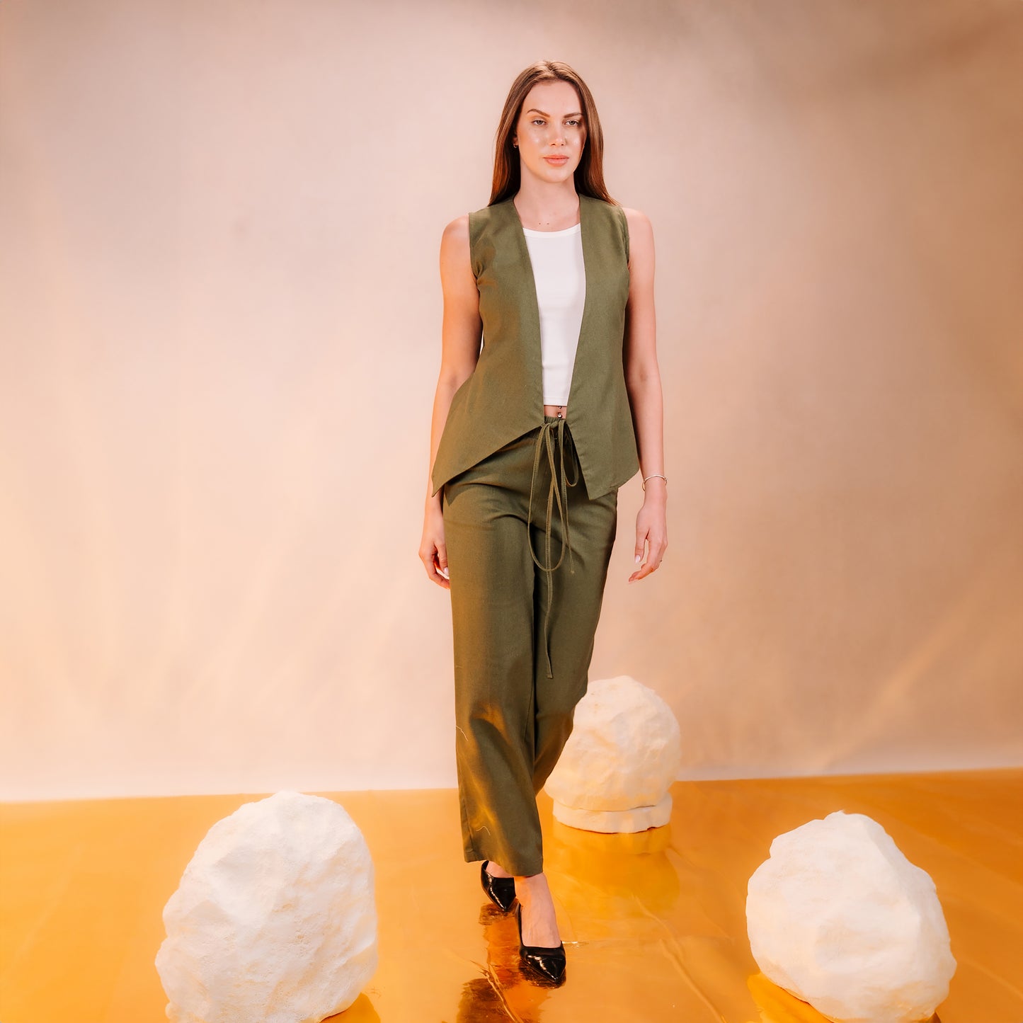 Linen Fit Suit