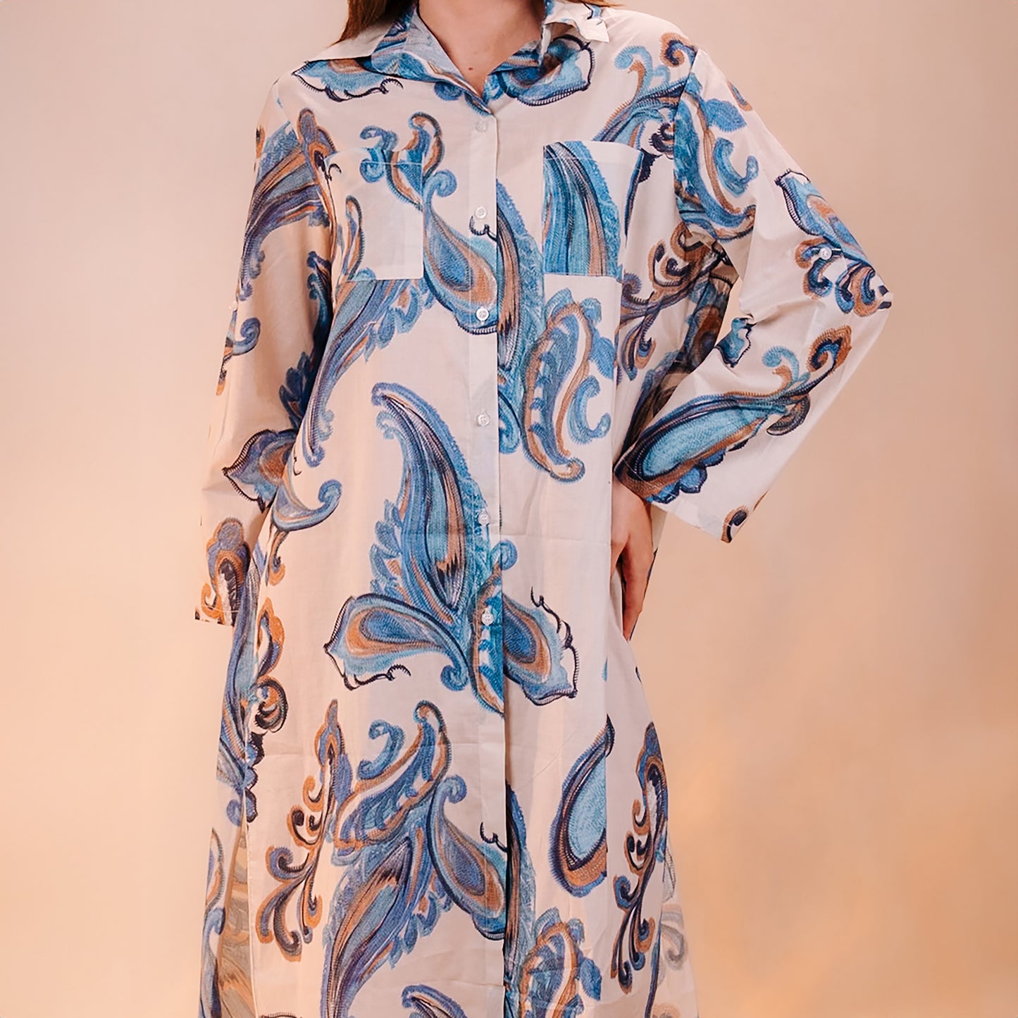 Floral Long Shirt
