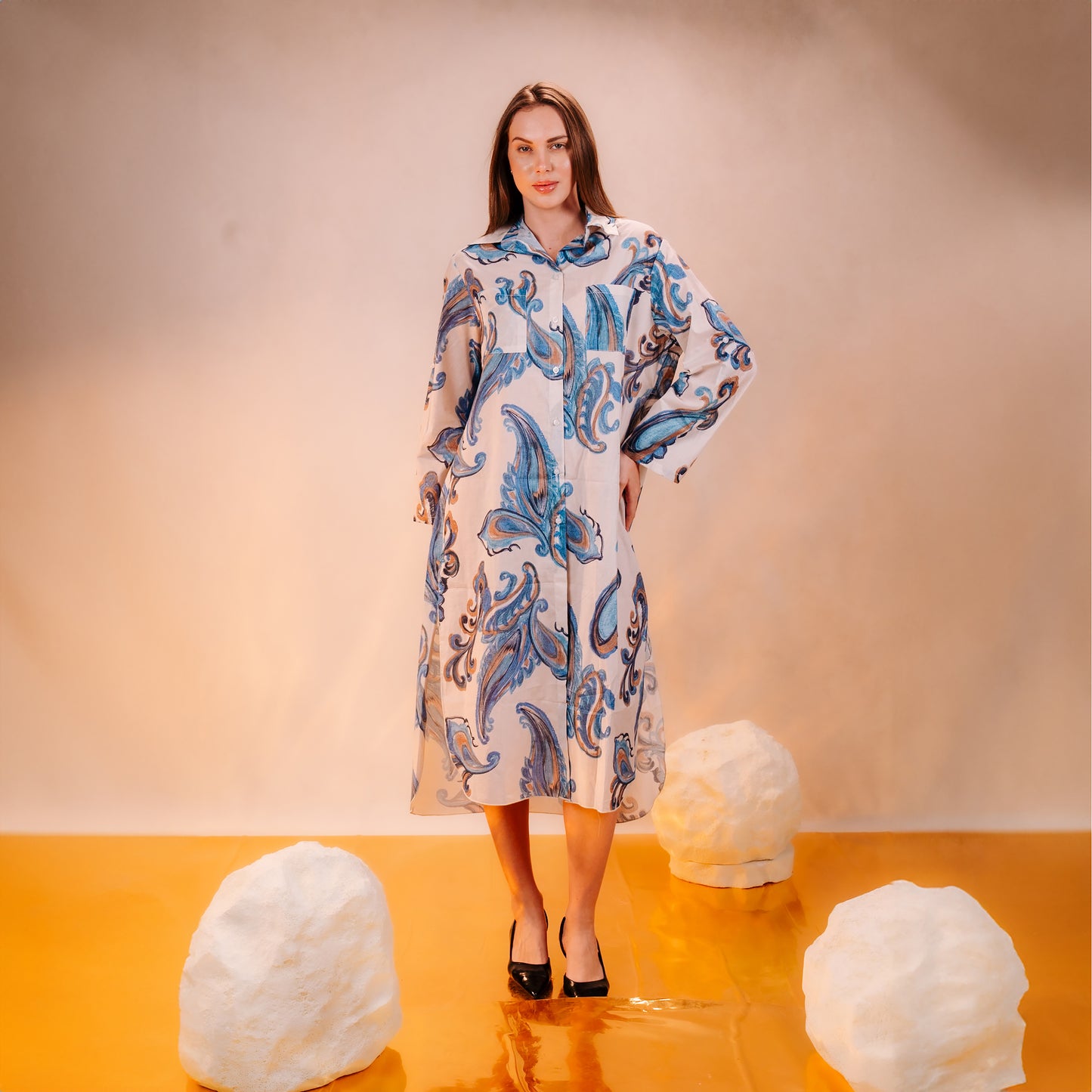 Floral Long Shirt