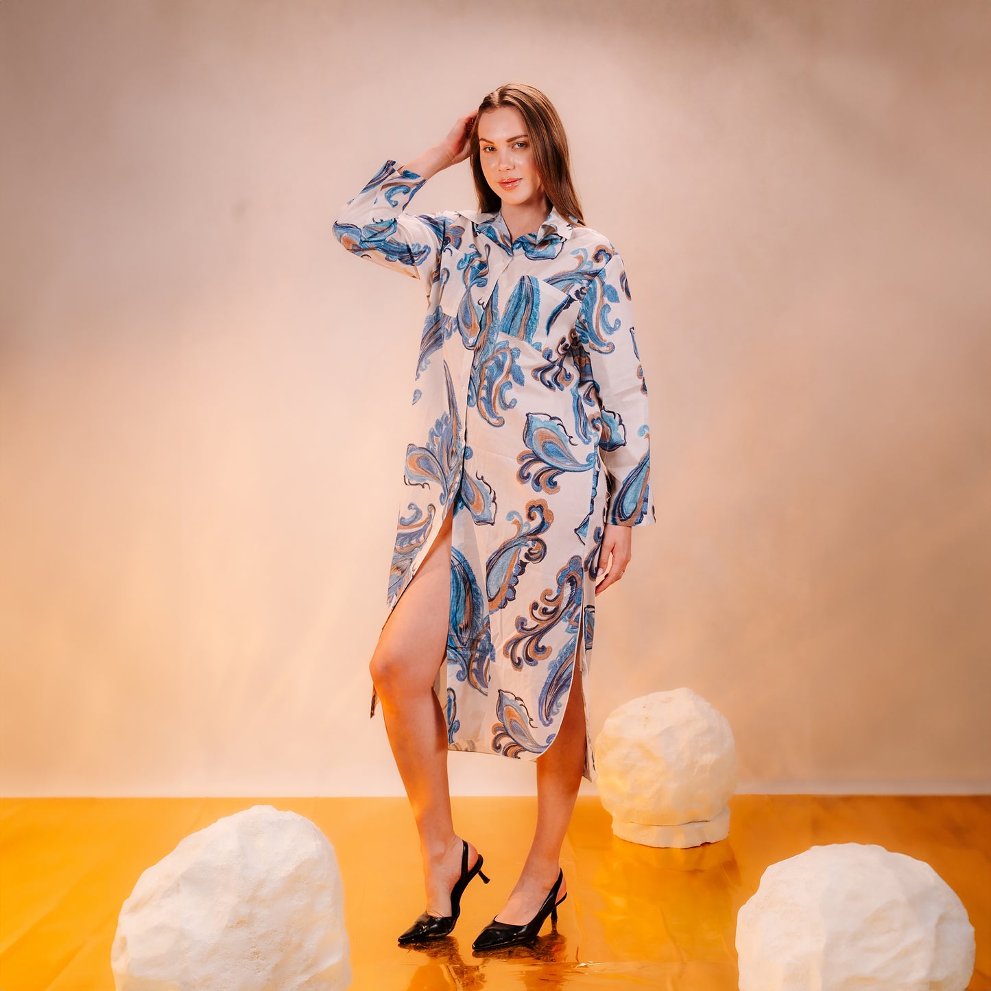 Floral Long Shirt