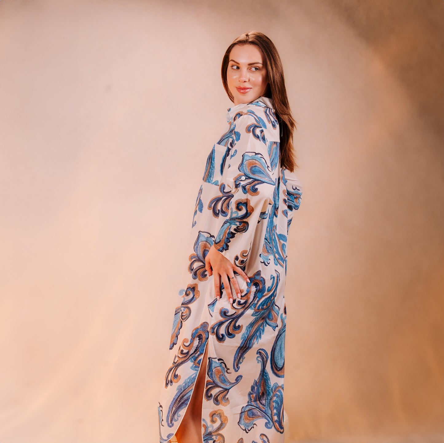 Floral Long Shirt