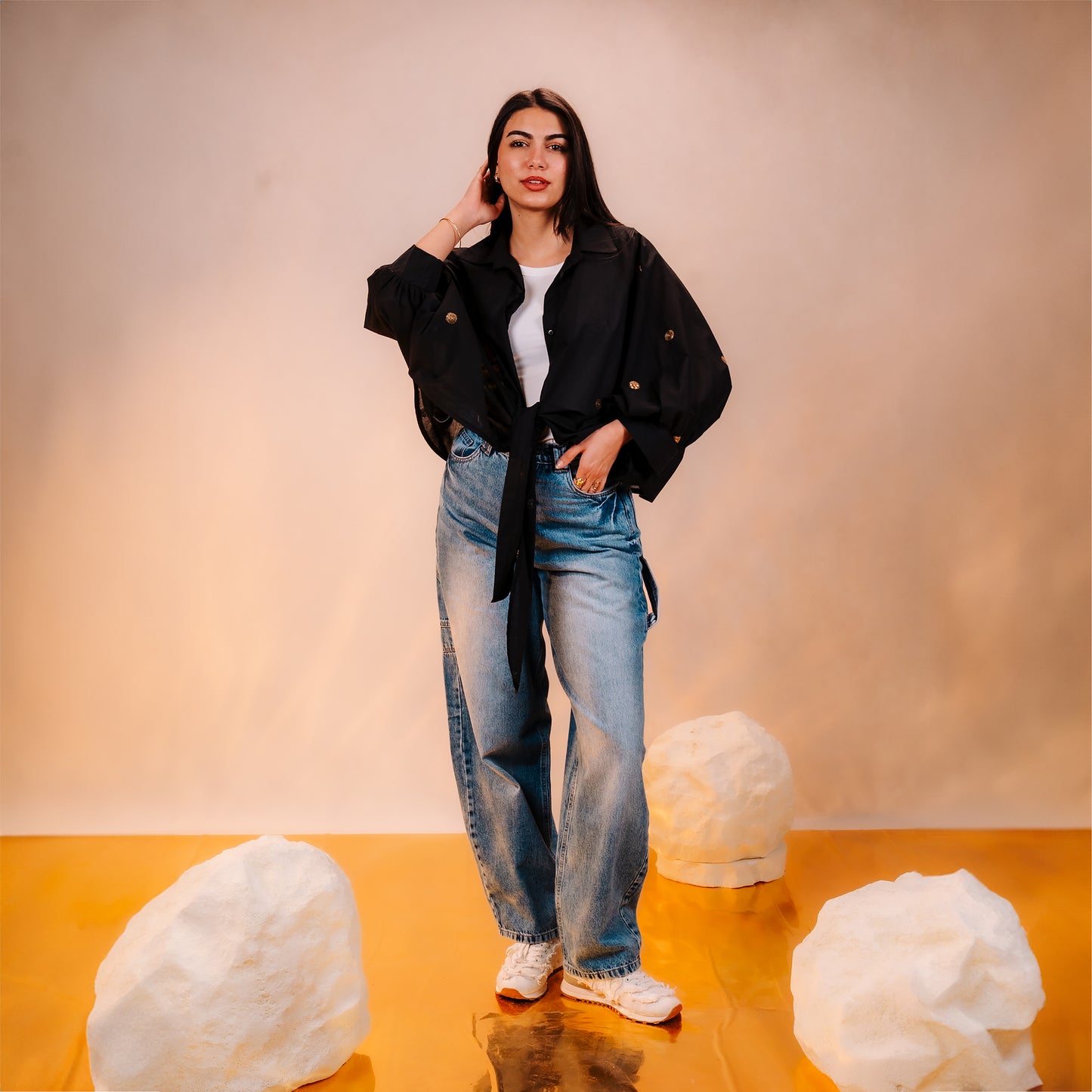 Shiny Polka Dot Shirt