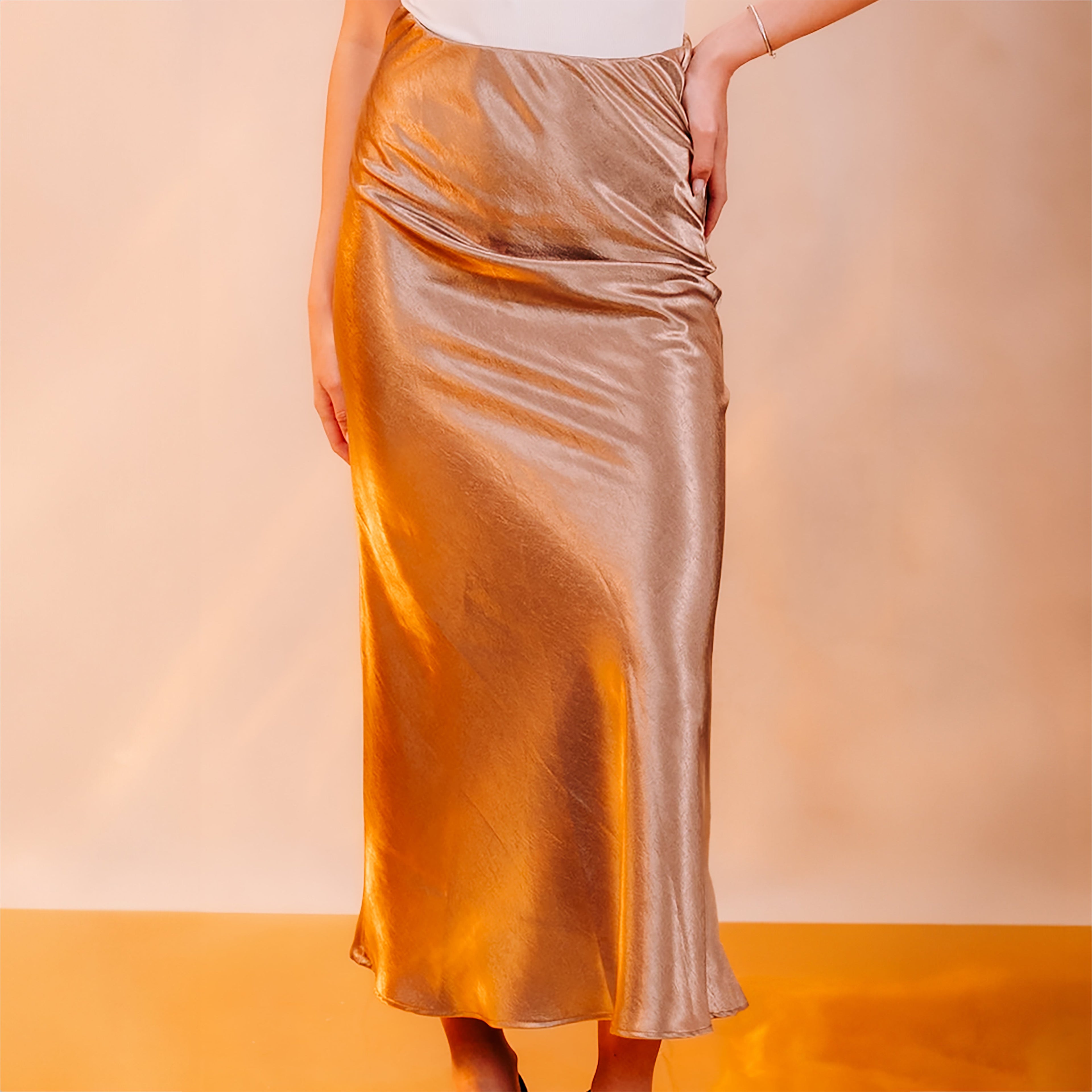 Satin Maxi Skirt