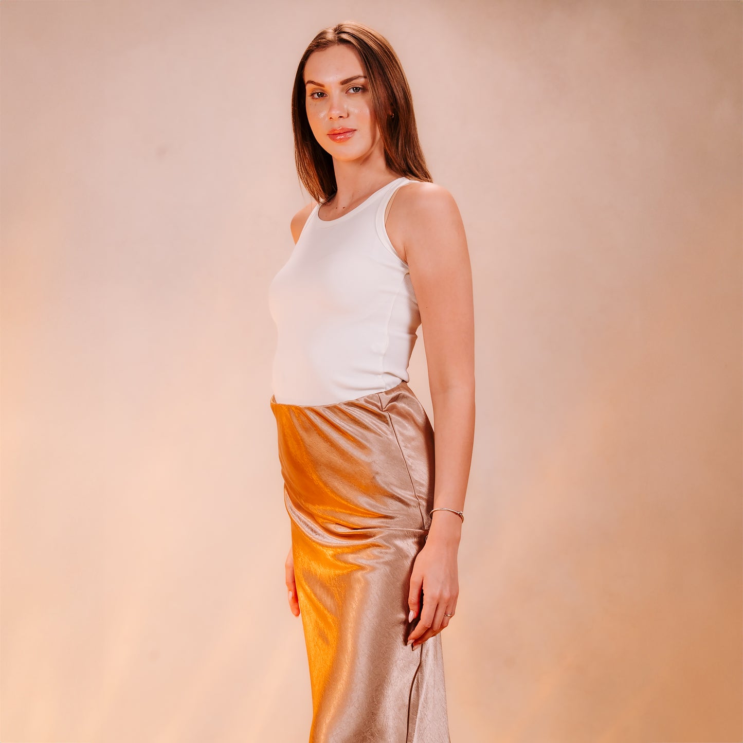 Satin Maxi Skirt