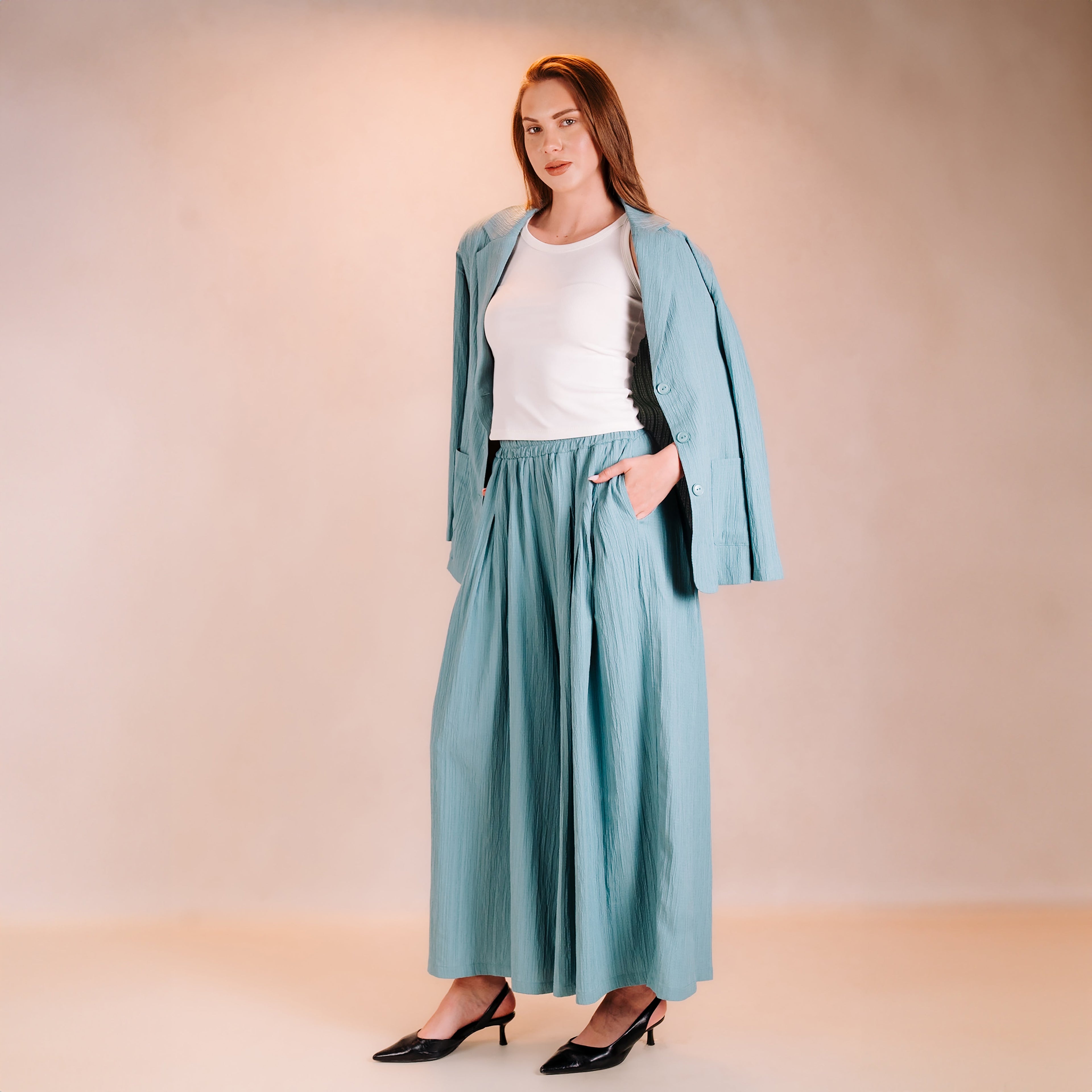 Urban Wide Pants Suit