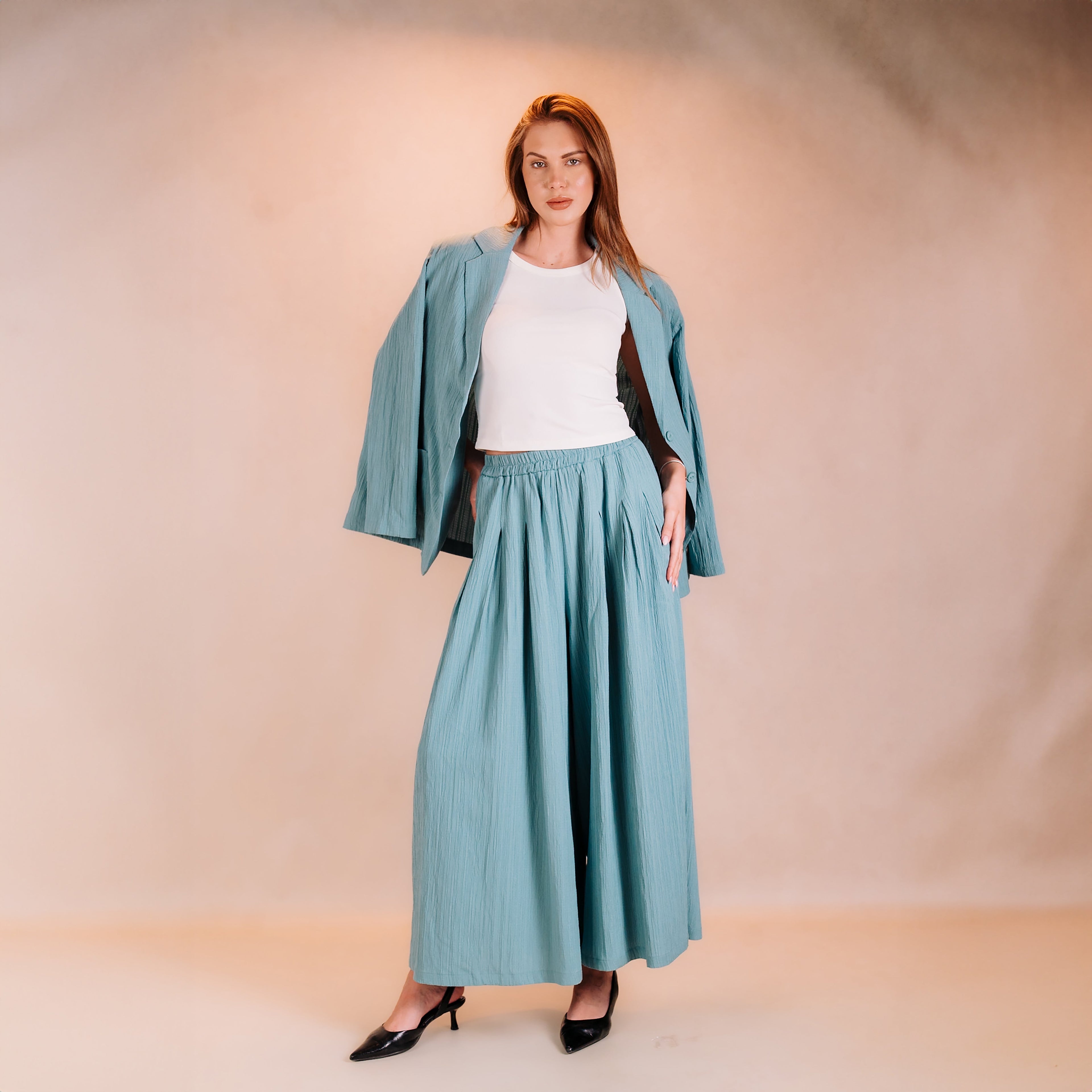 Urban Wide Pants Suit