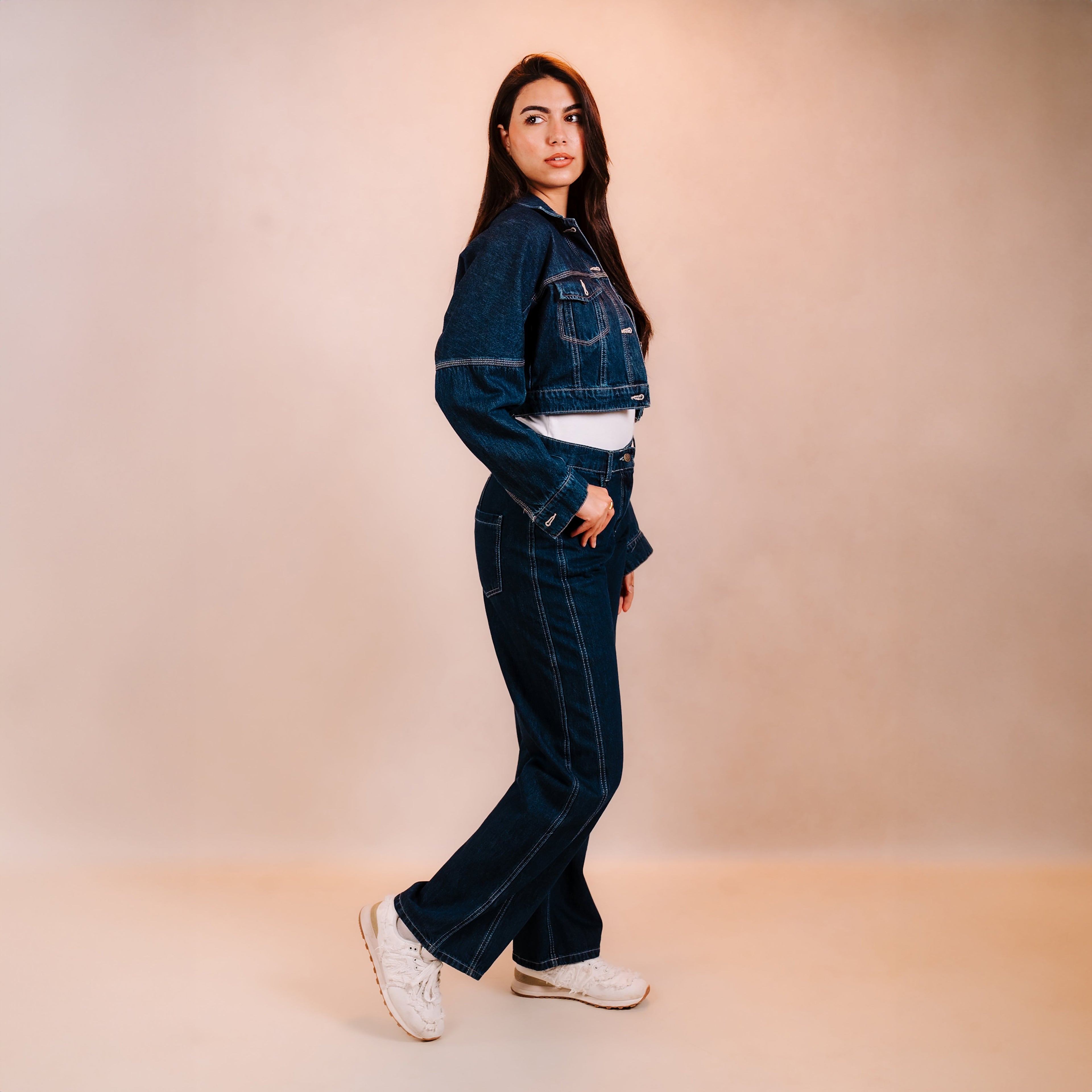 Denim Crop Jacket