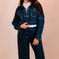 Denim Crop Jacket