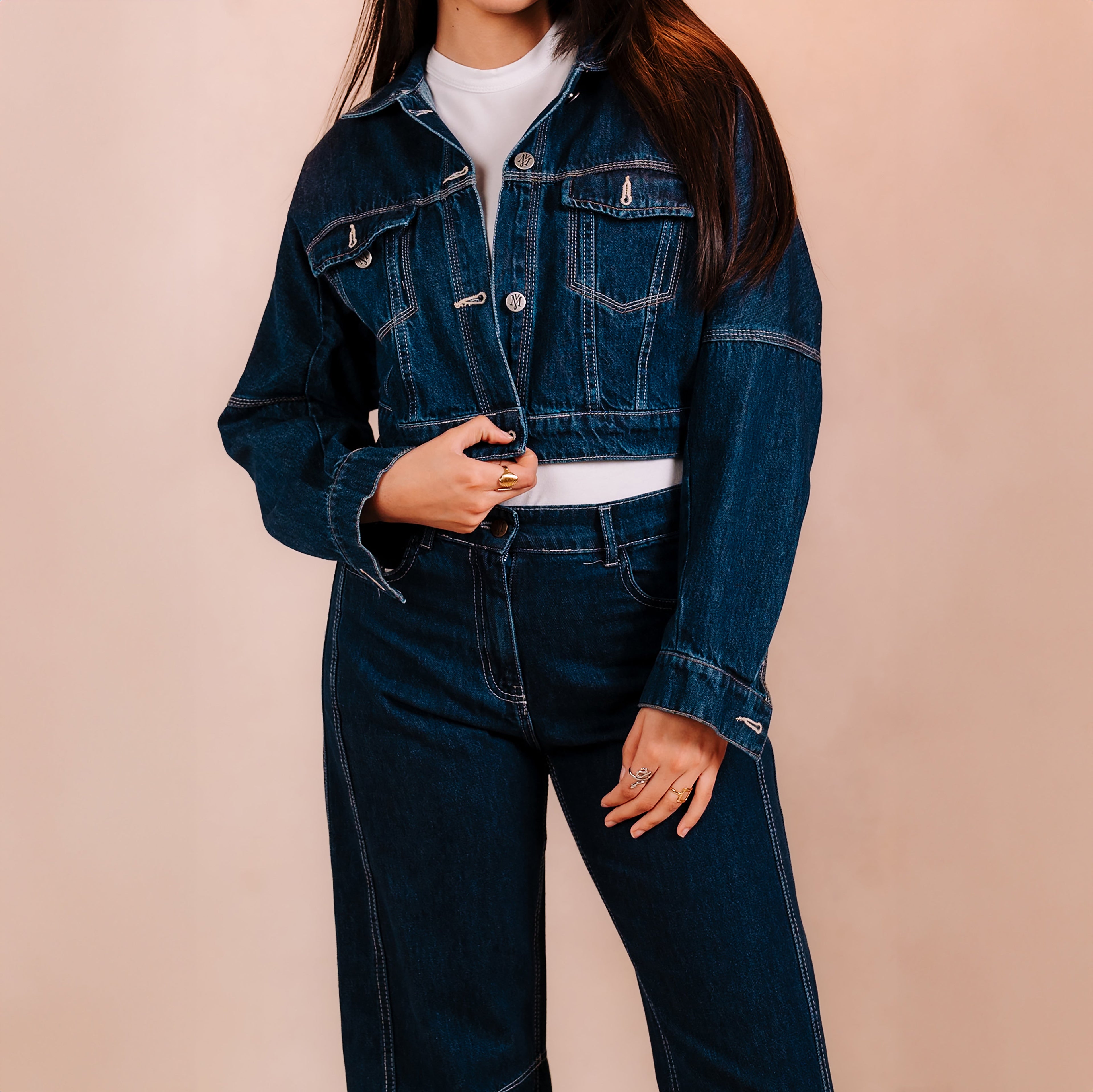 Denim Crop Jacket