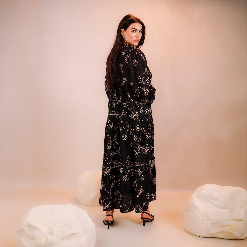 Embroidered Long Dress