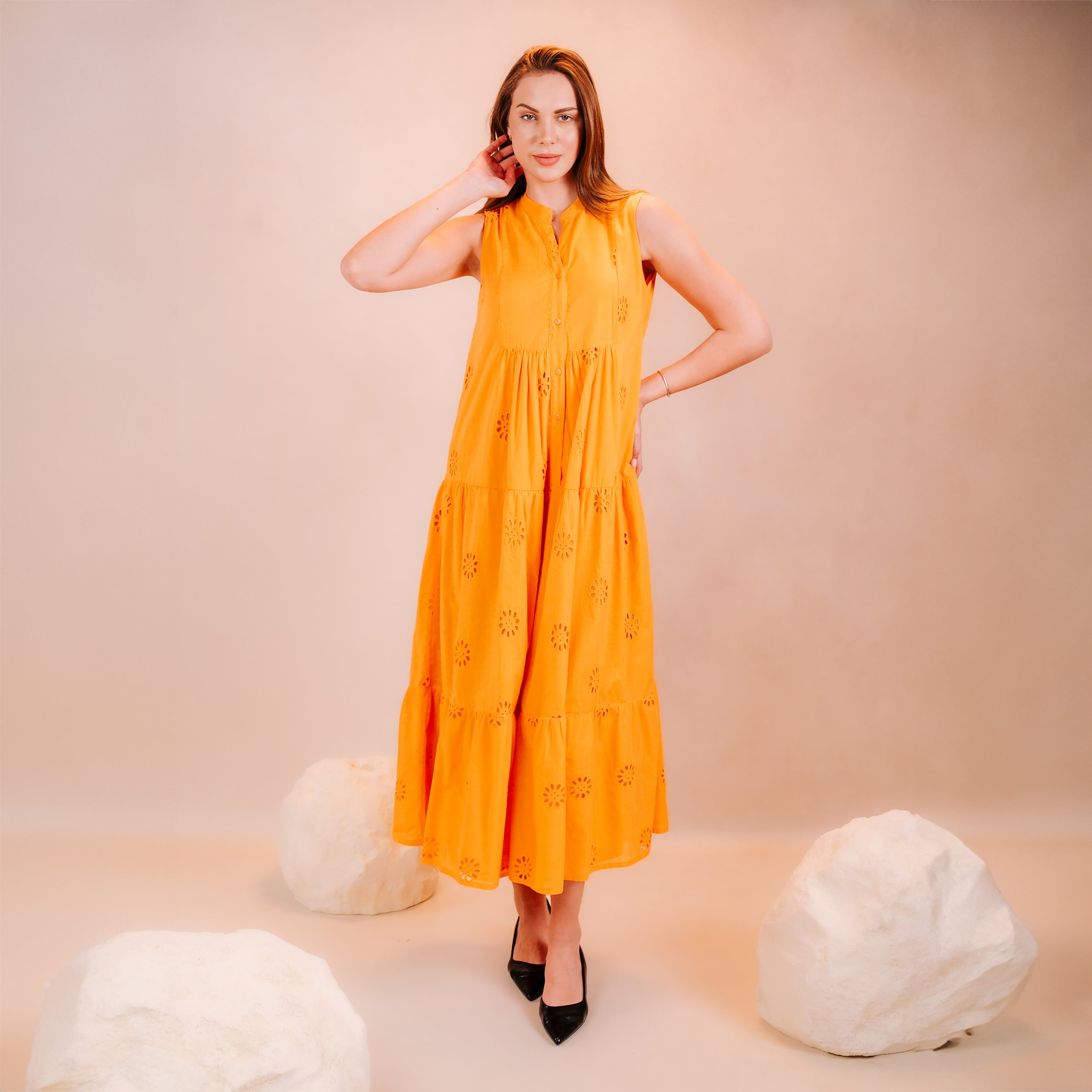 Graceful Tiered Dress