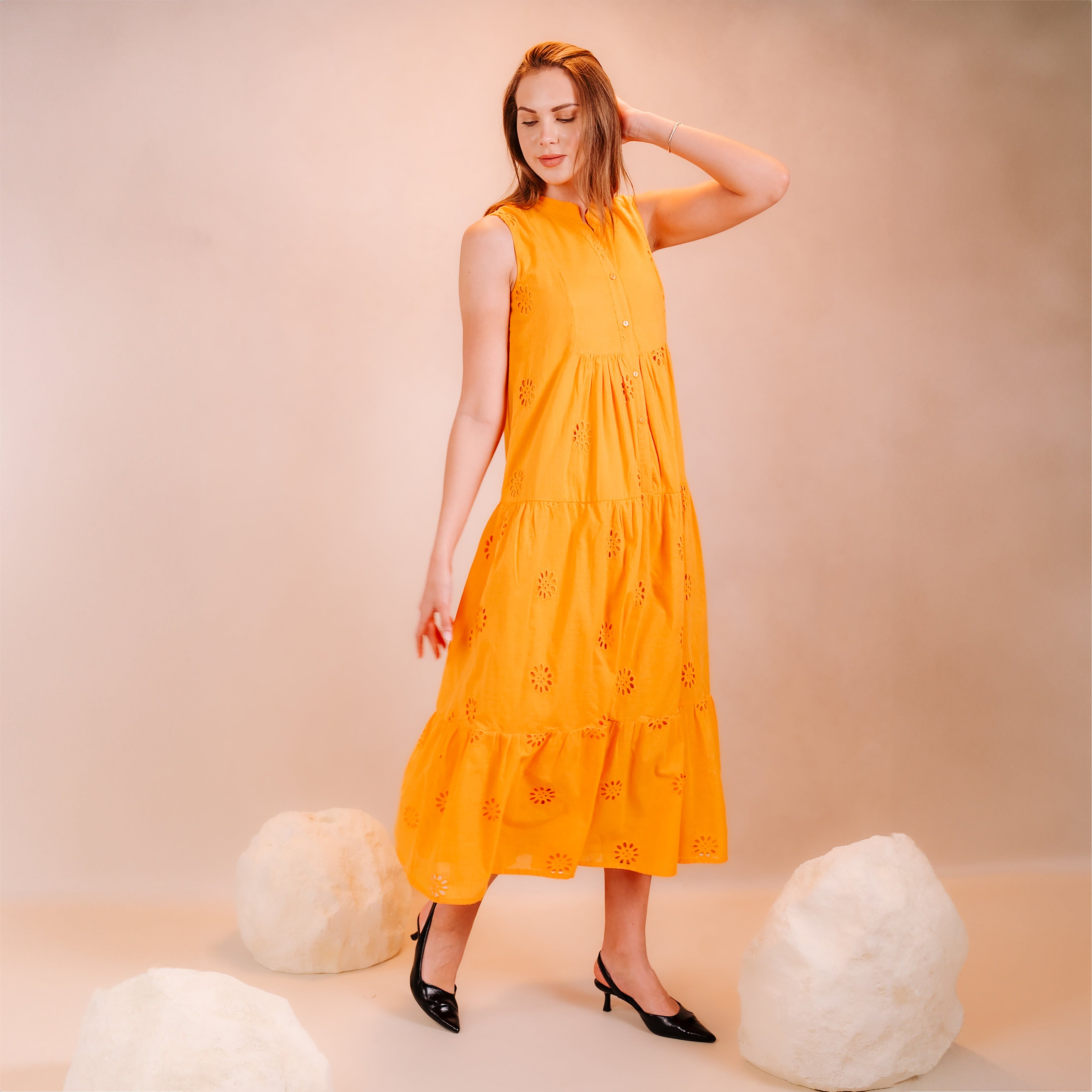 Graceful Tiered Dress