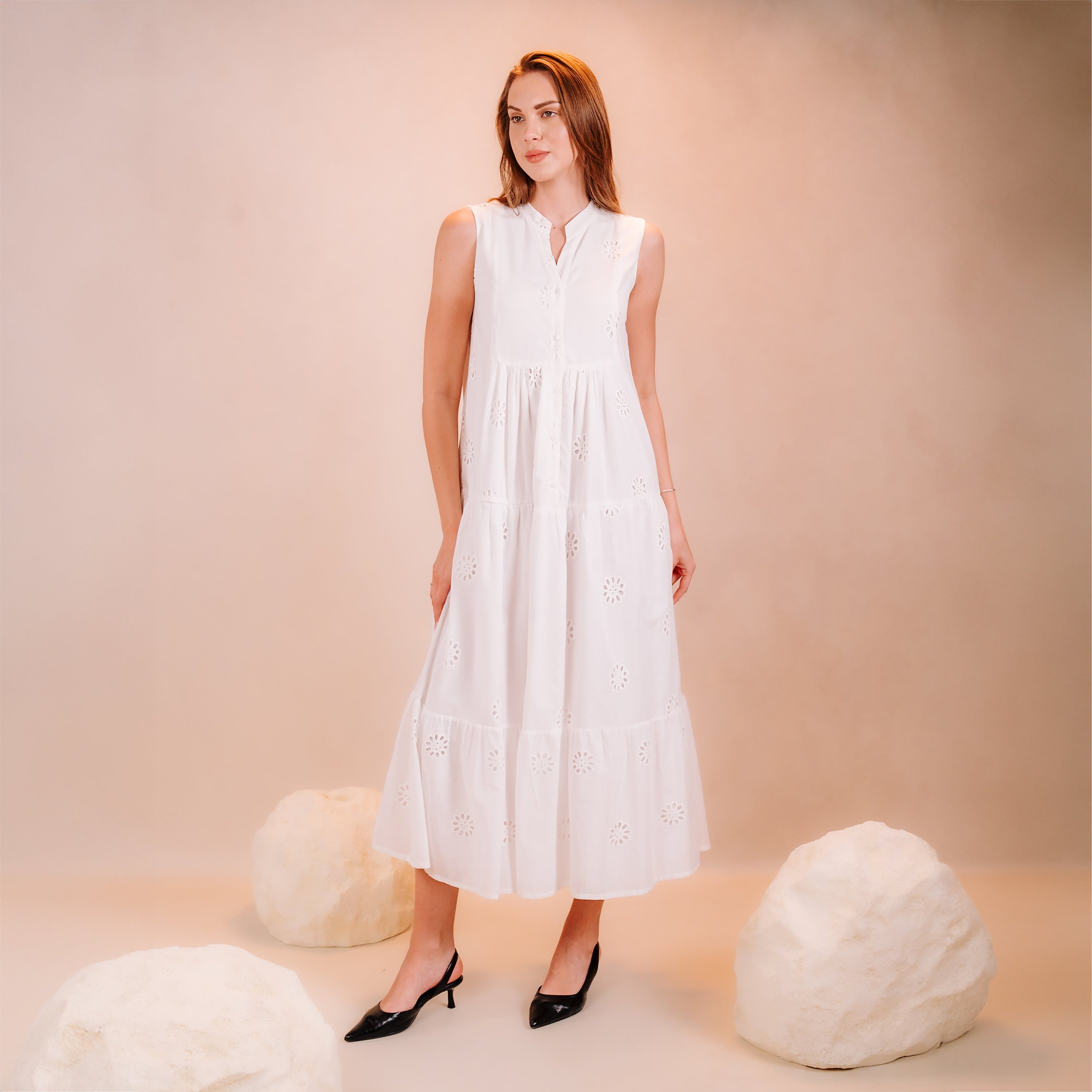 Graceful Tiered Dress