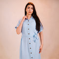 Half Sleeves Short Dress
