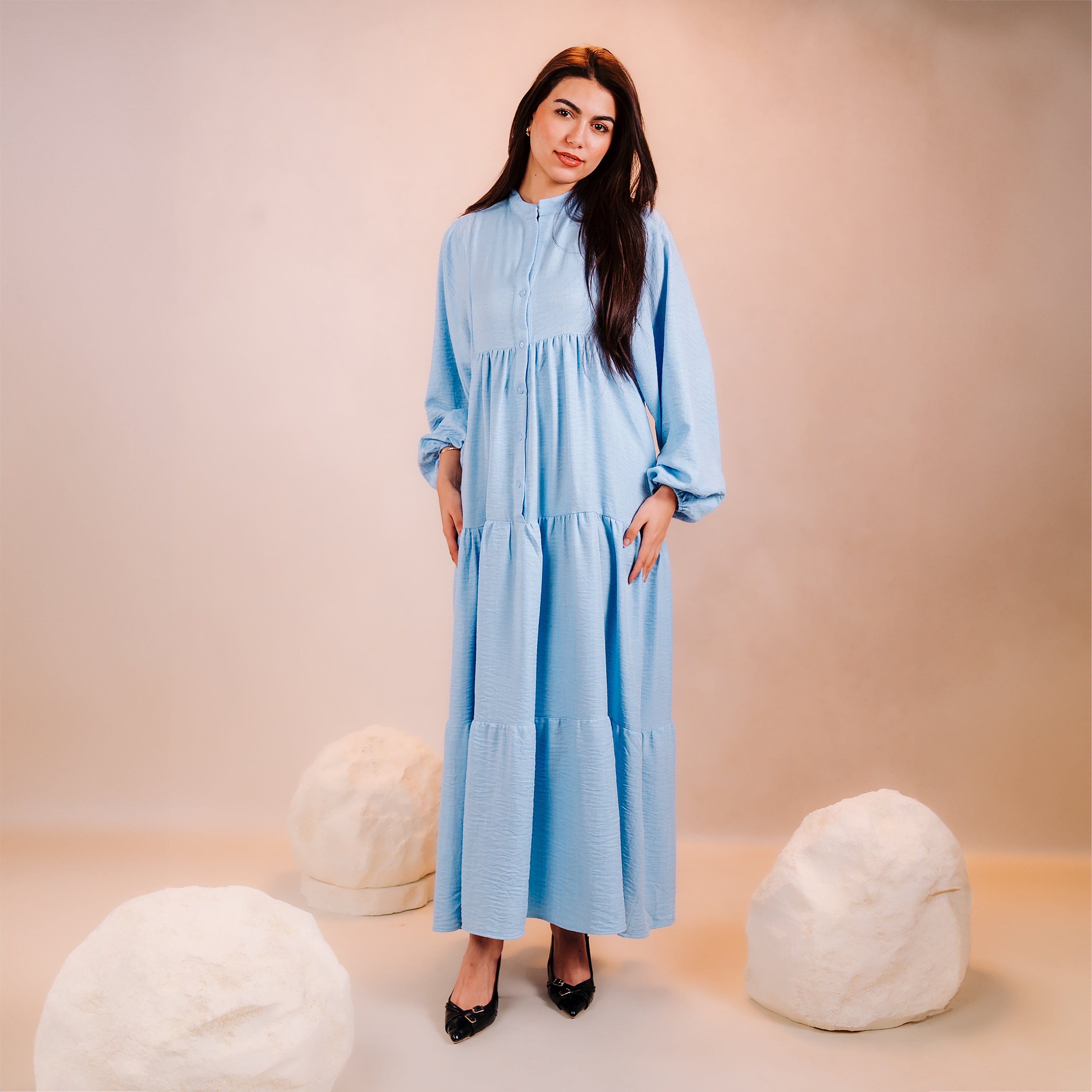 Crepe Maxi Dress