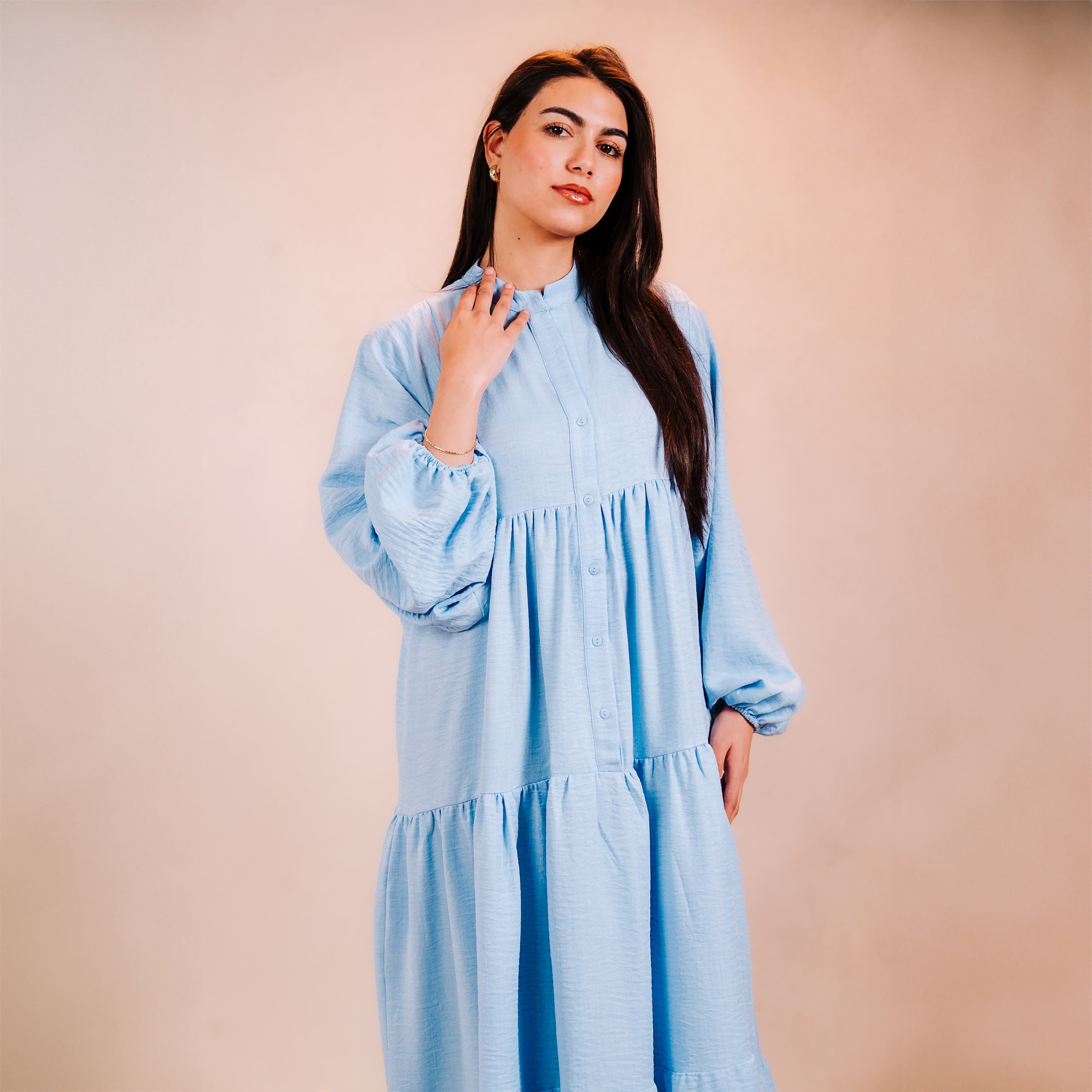 Crepe Maxi Dress