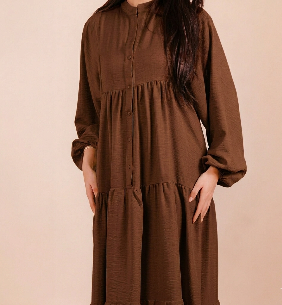 Crepe Maxi Dress