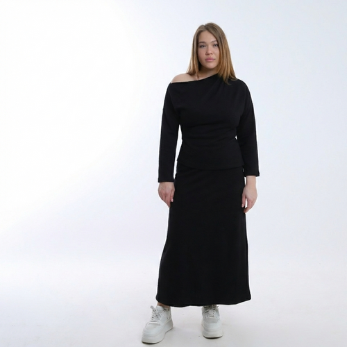 A-line Long Skirt