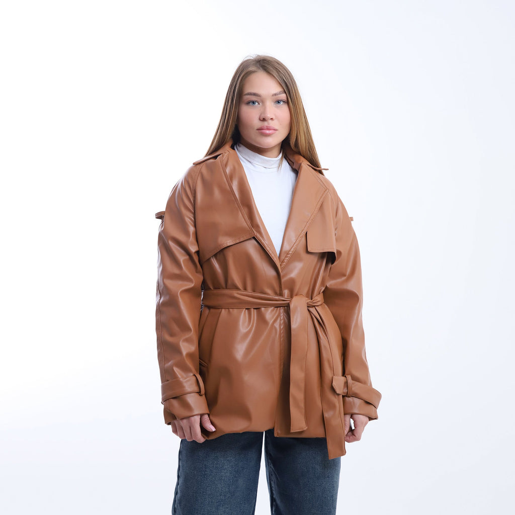 Leather Trench