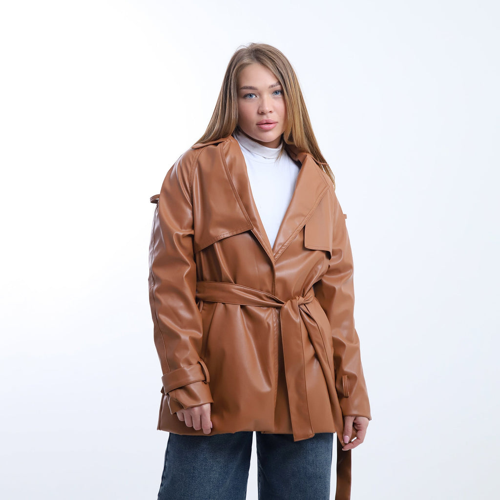 Leather Trench