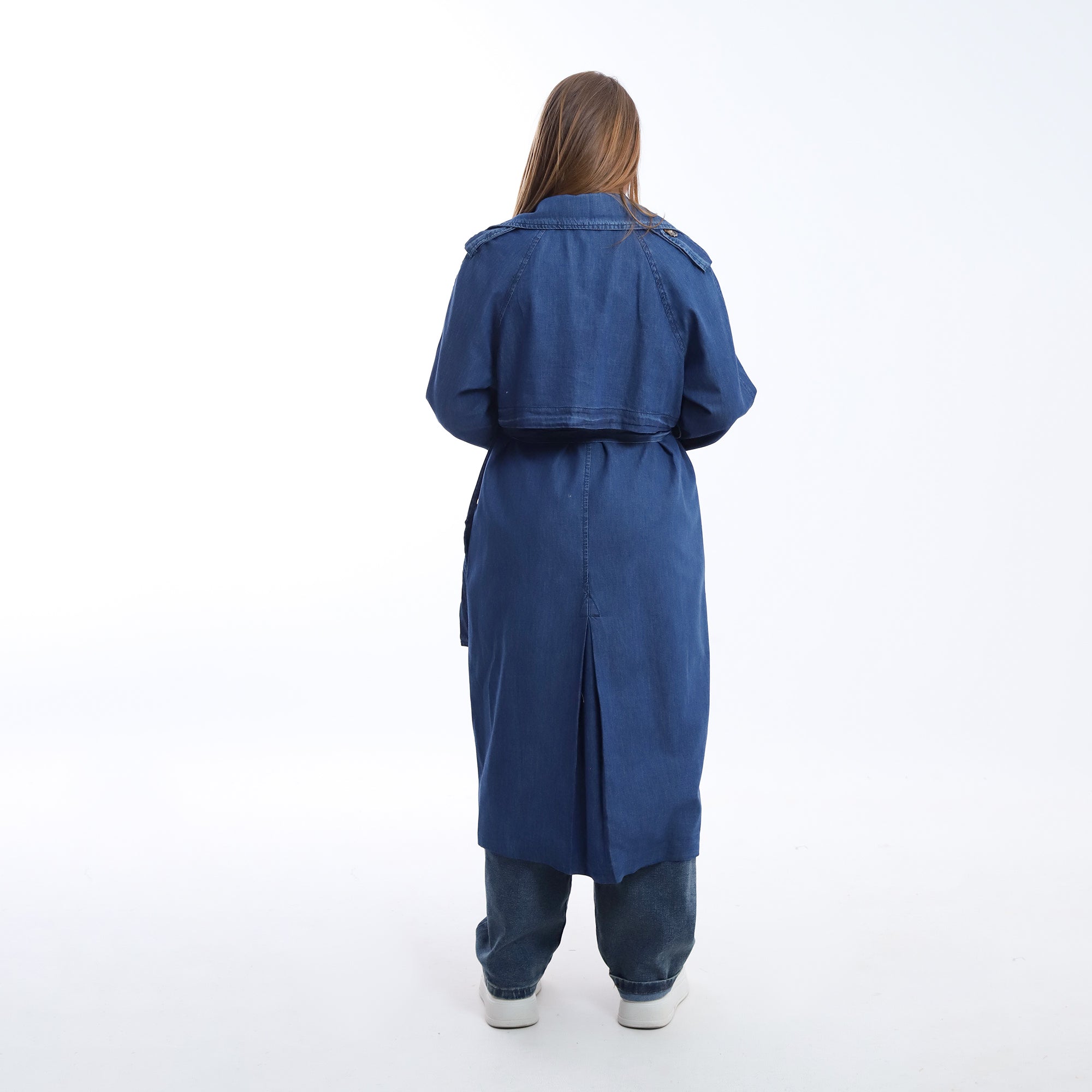 Denim Trench Coat