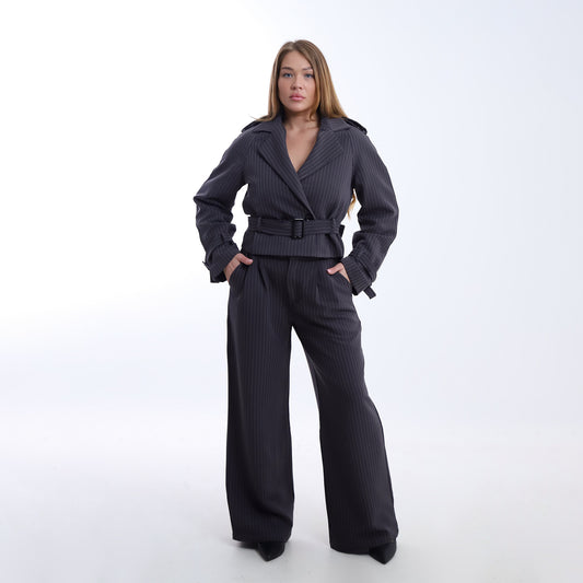 Cropped Trench Jacket