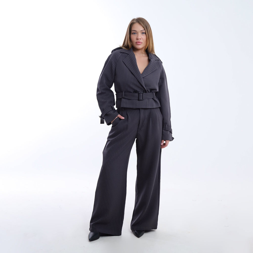 Cropped Trench Jacket