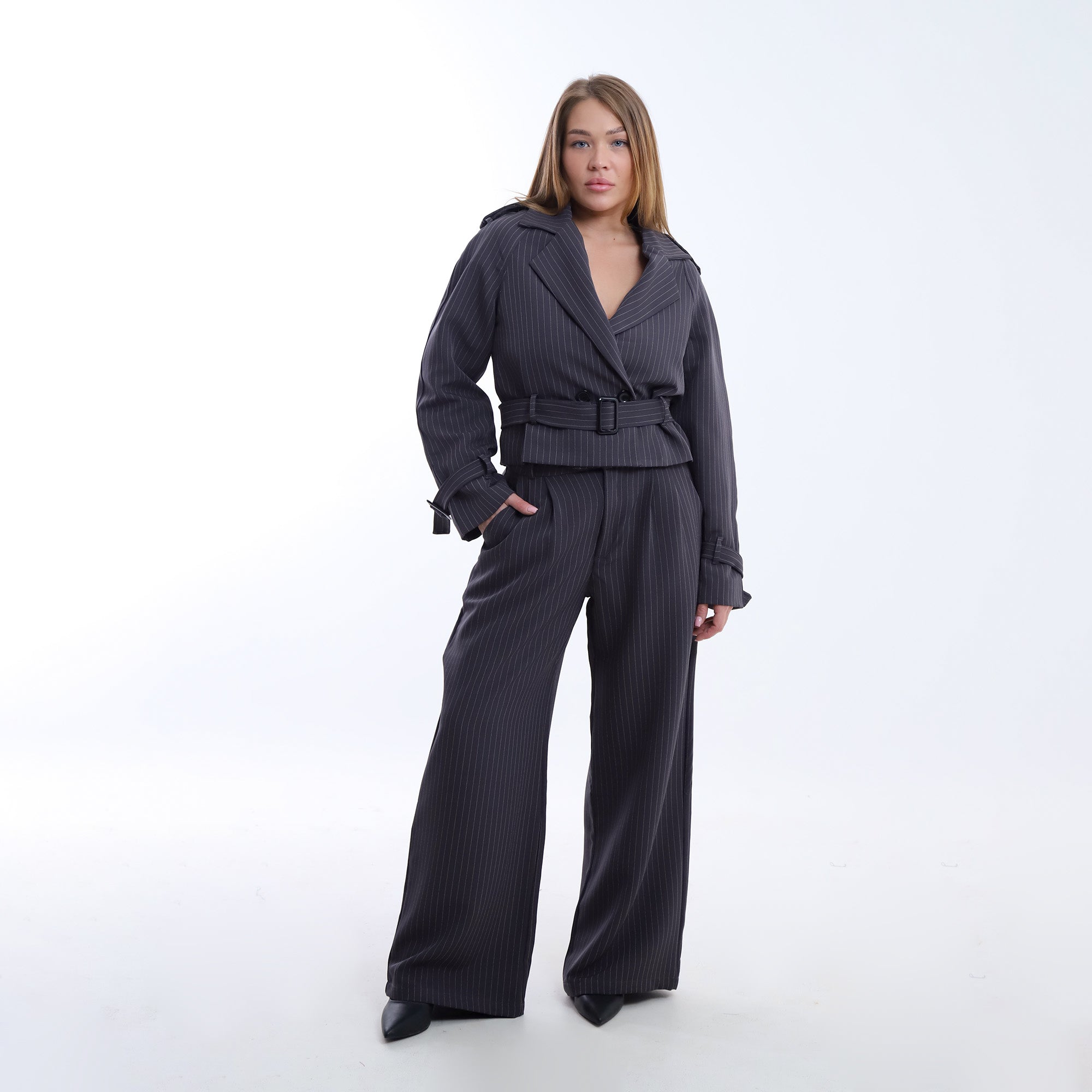 Cropped Trench Jacket