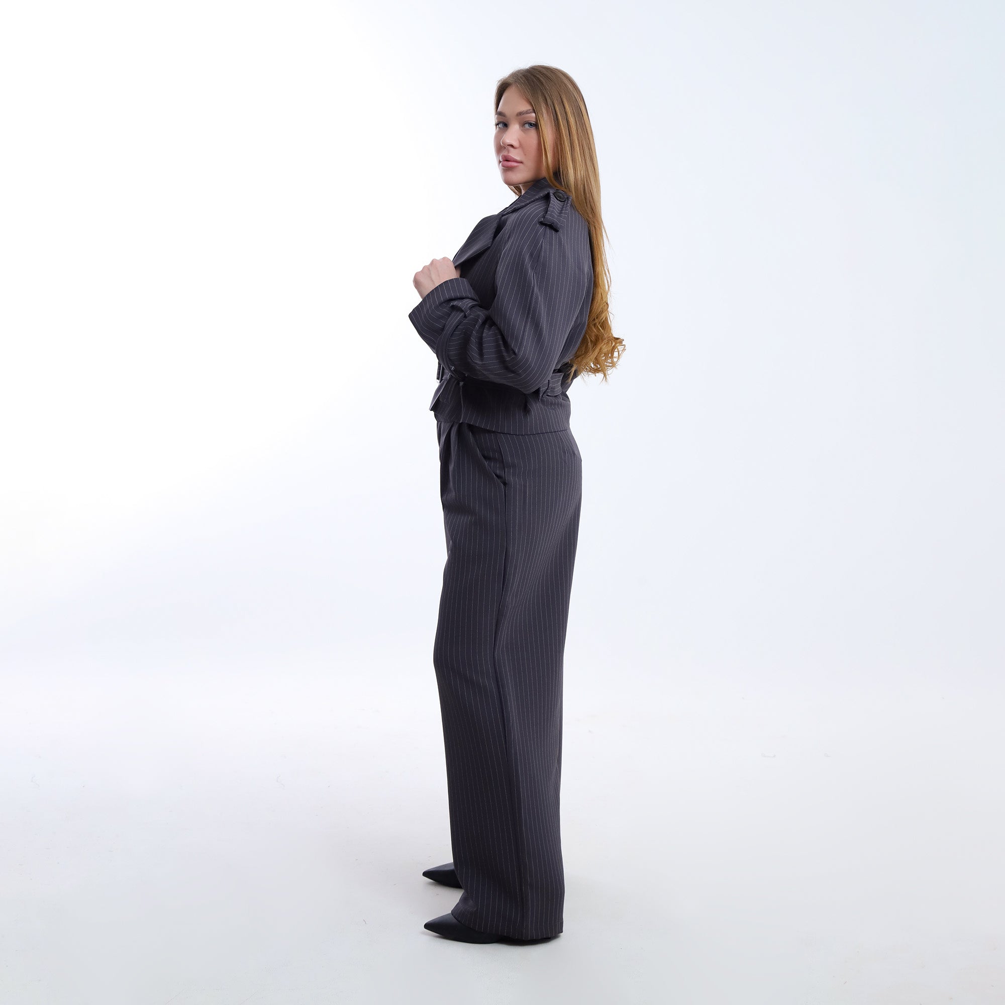 Cropped Trench Jacket