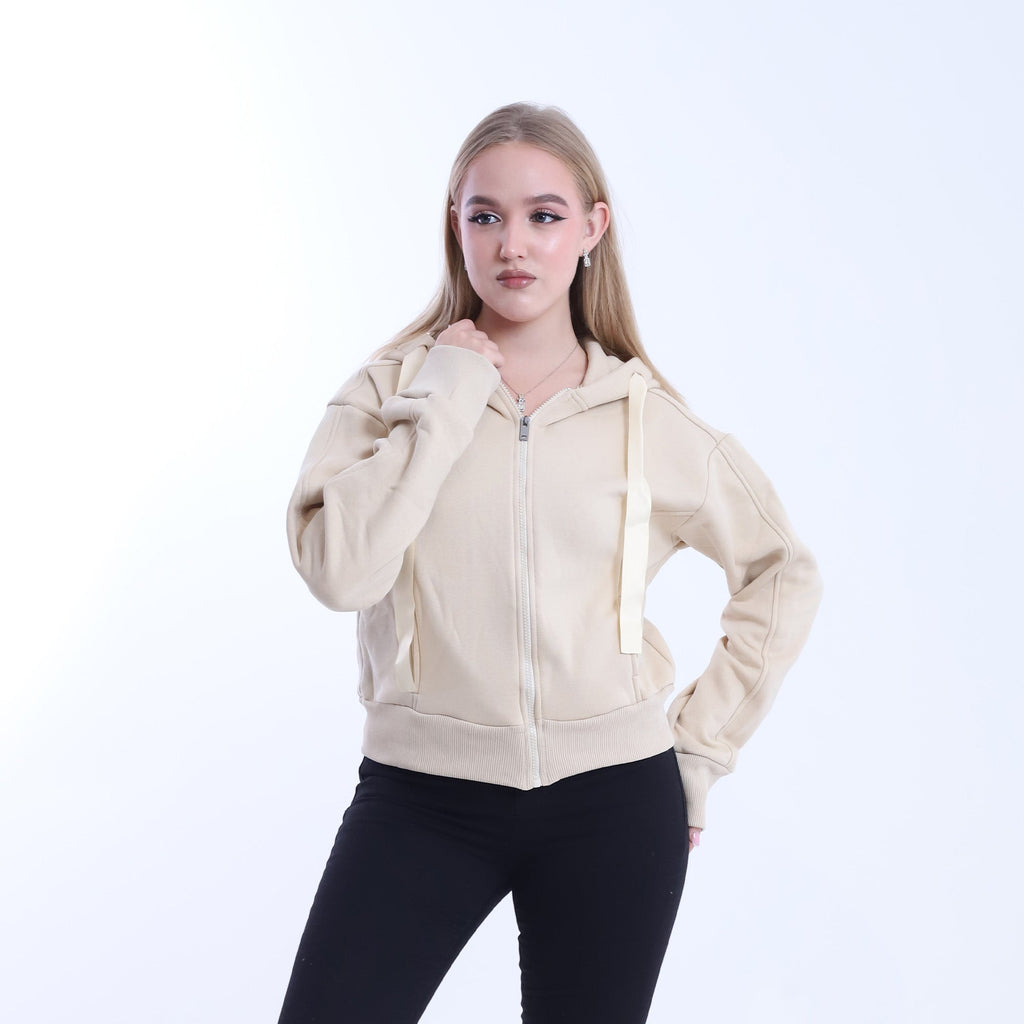 Short Melton Hoodie