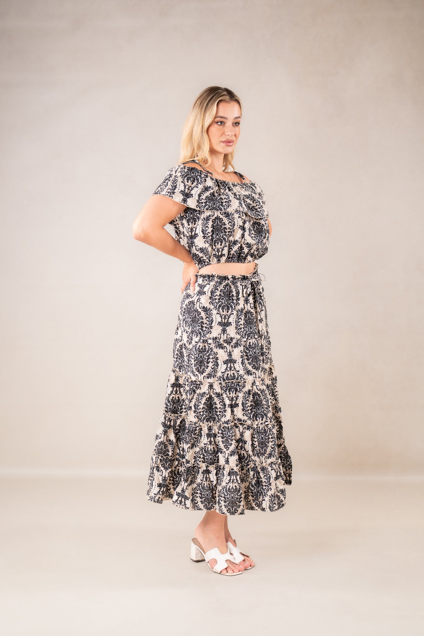 Aria Damask Co-Ord Set