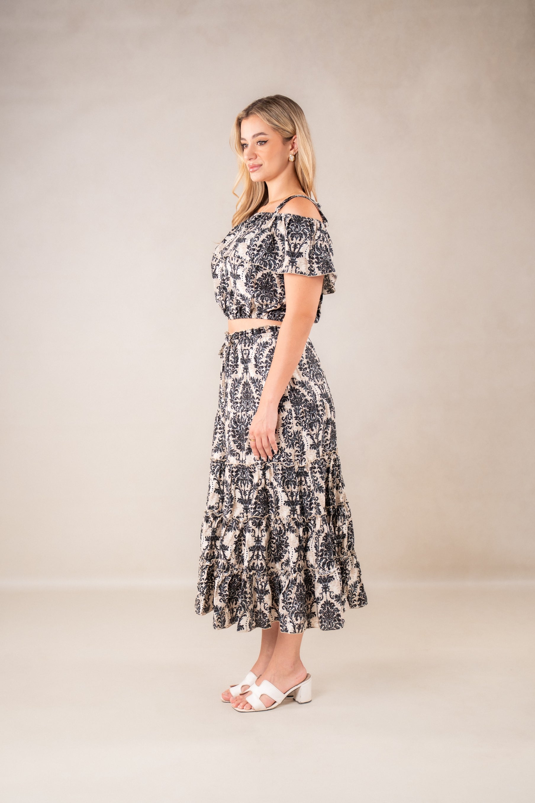 Aria Damask Co-Ord Set