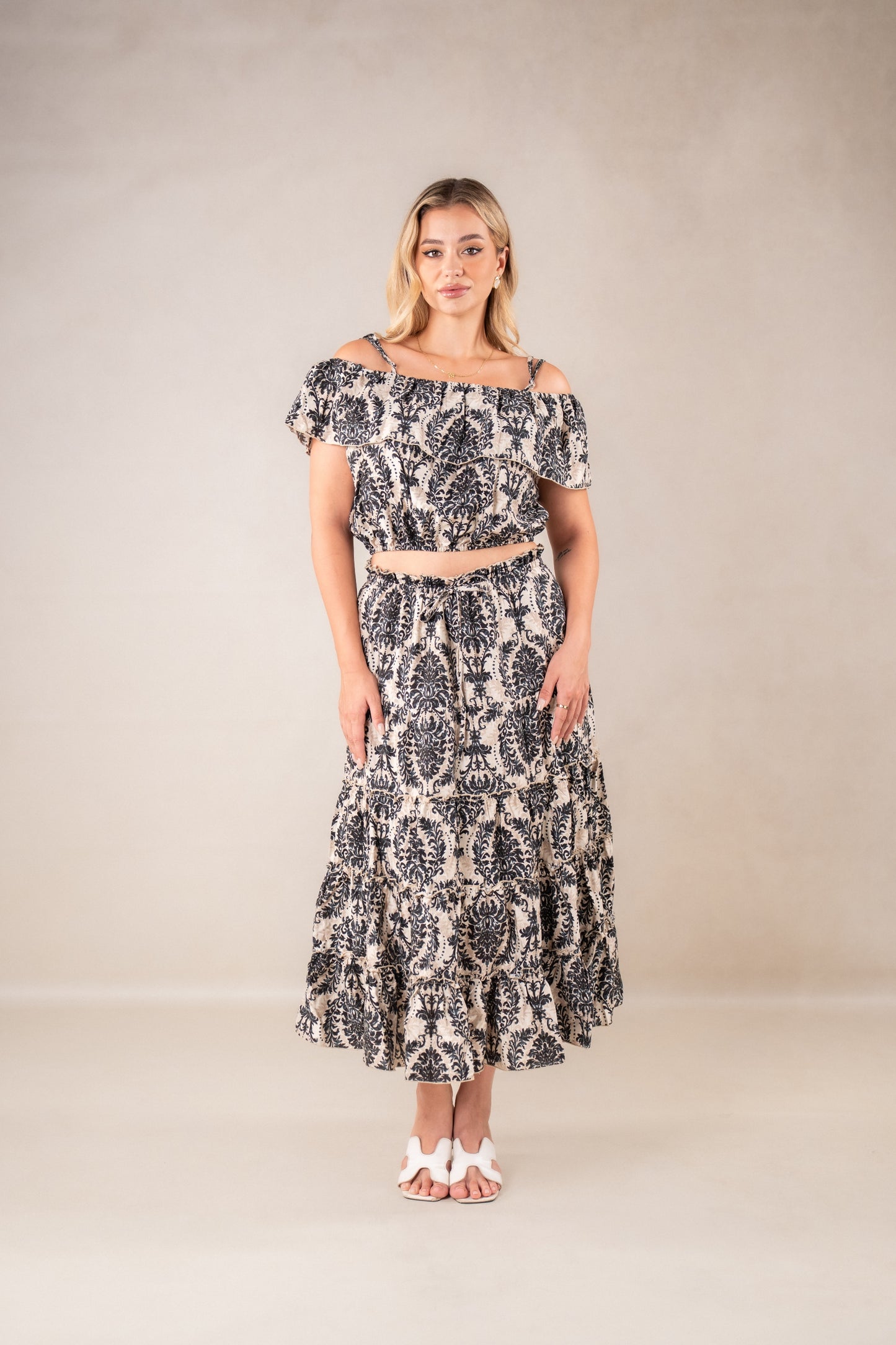 Aria Damask Co-Ord Set