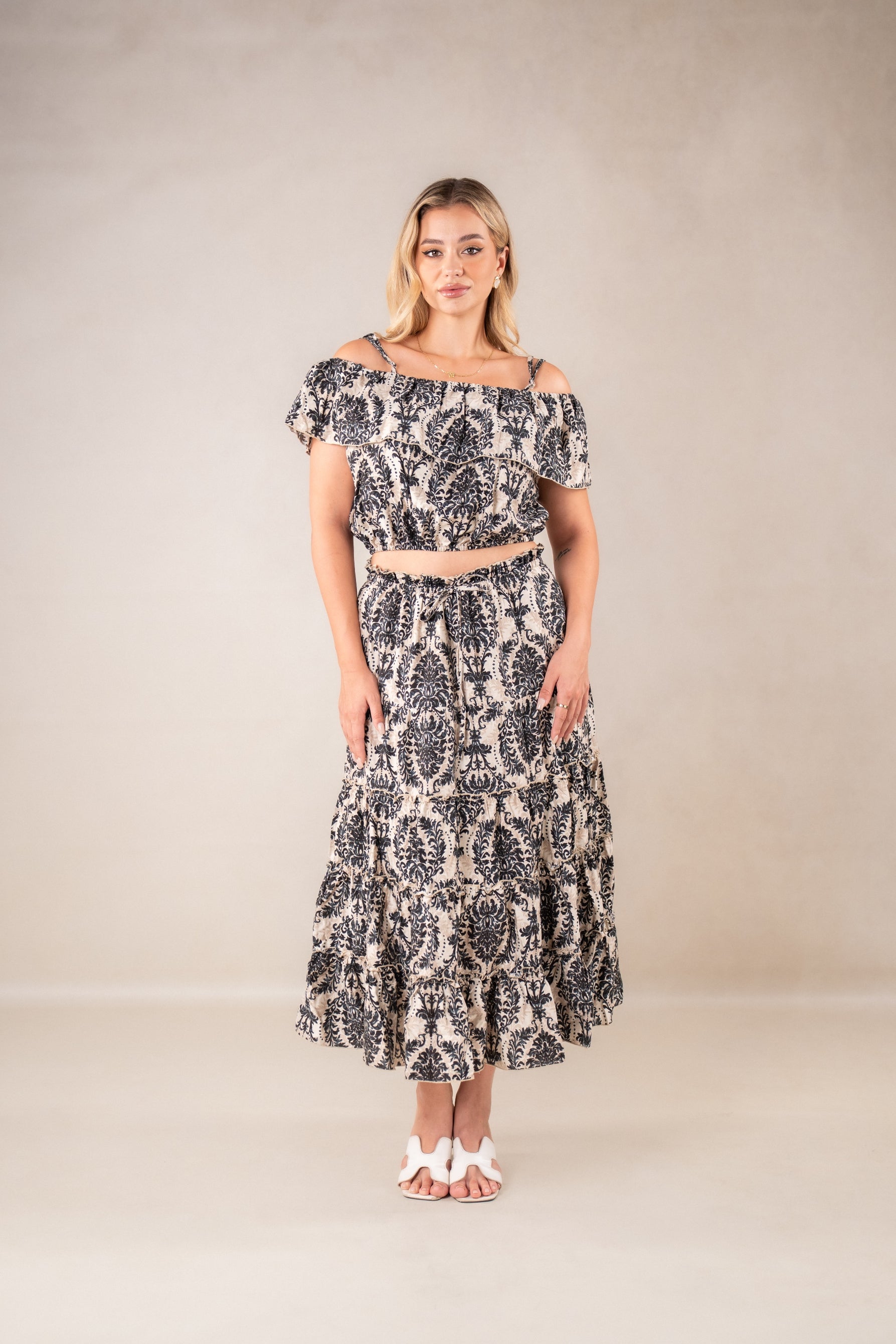 Aria Damask Co-Ord Set