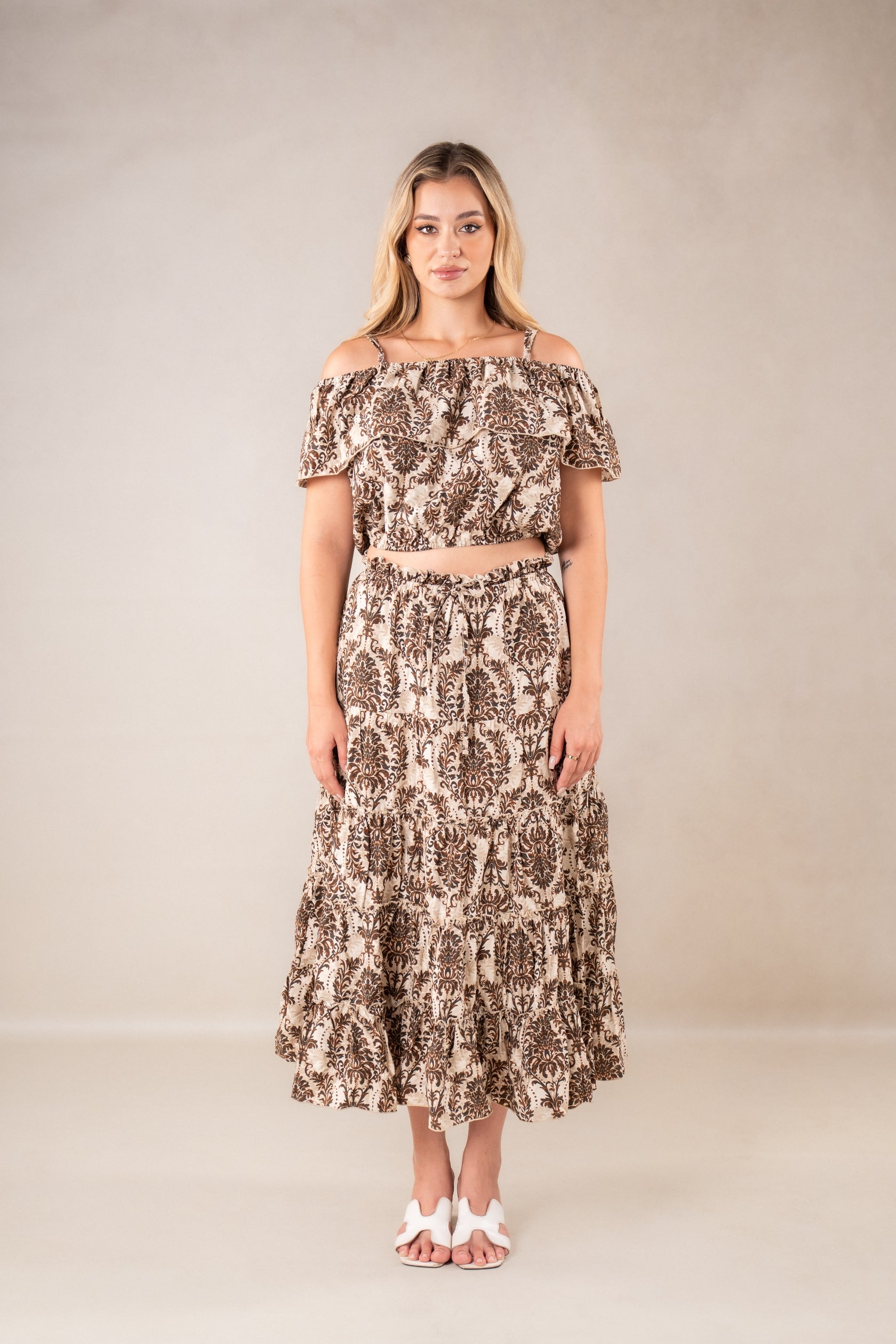 Aria Damask Co-Ord Set