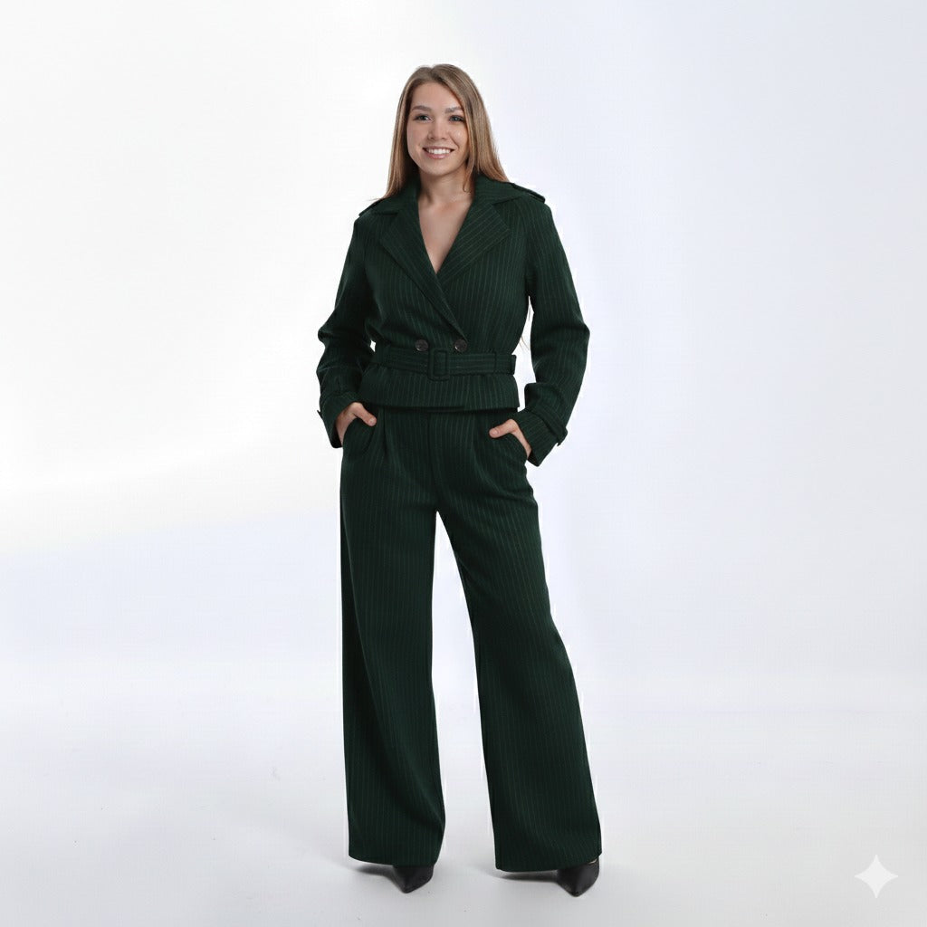 Cropped Trench Jacket