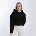 Crop Melton Hoodie