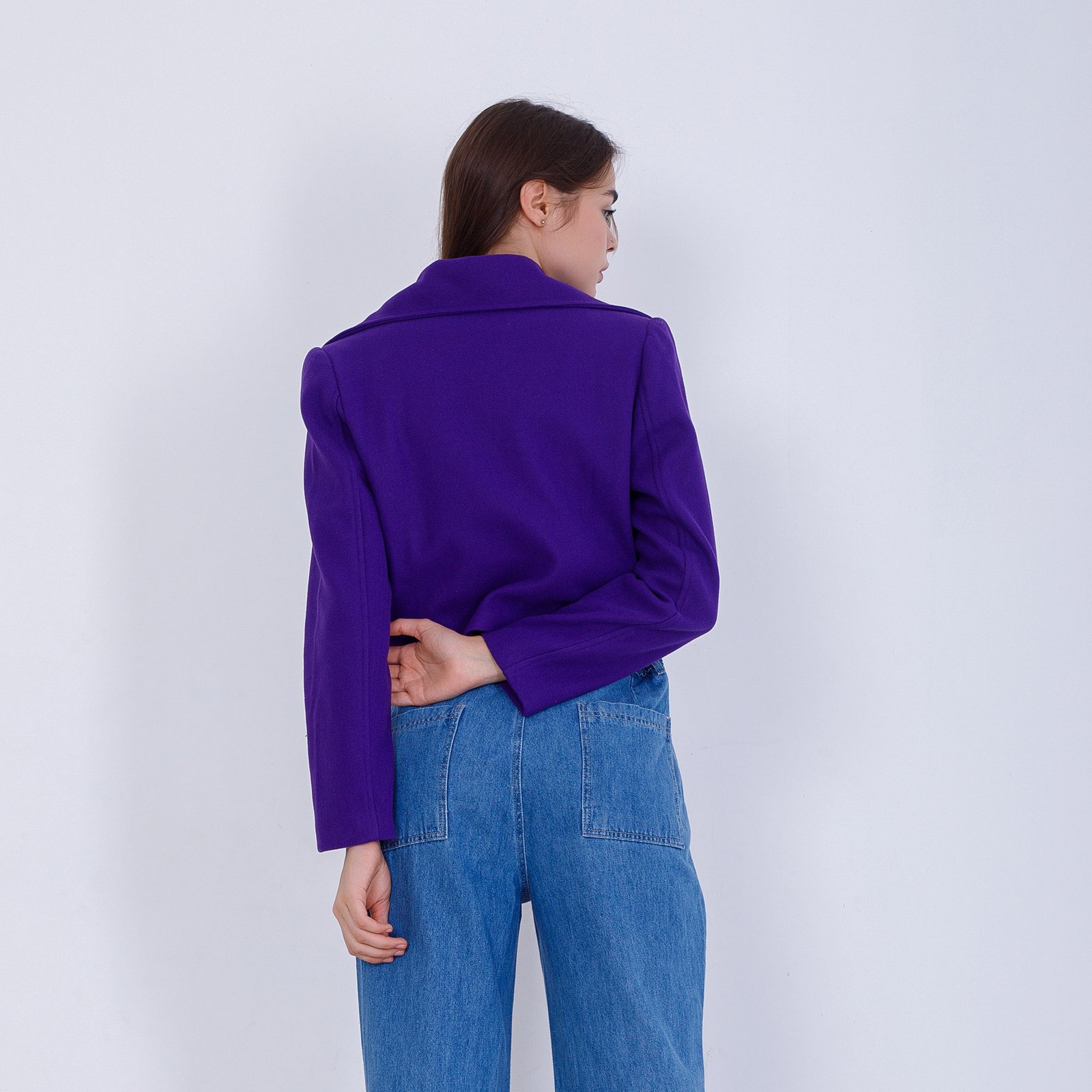 Crochet Wool Jacket - Image 6