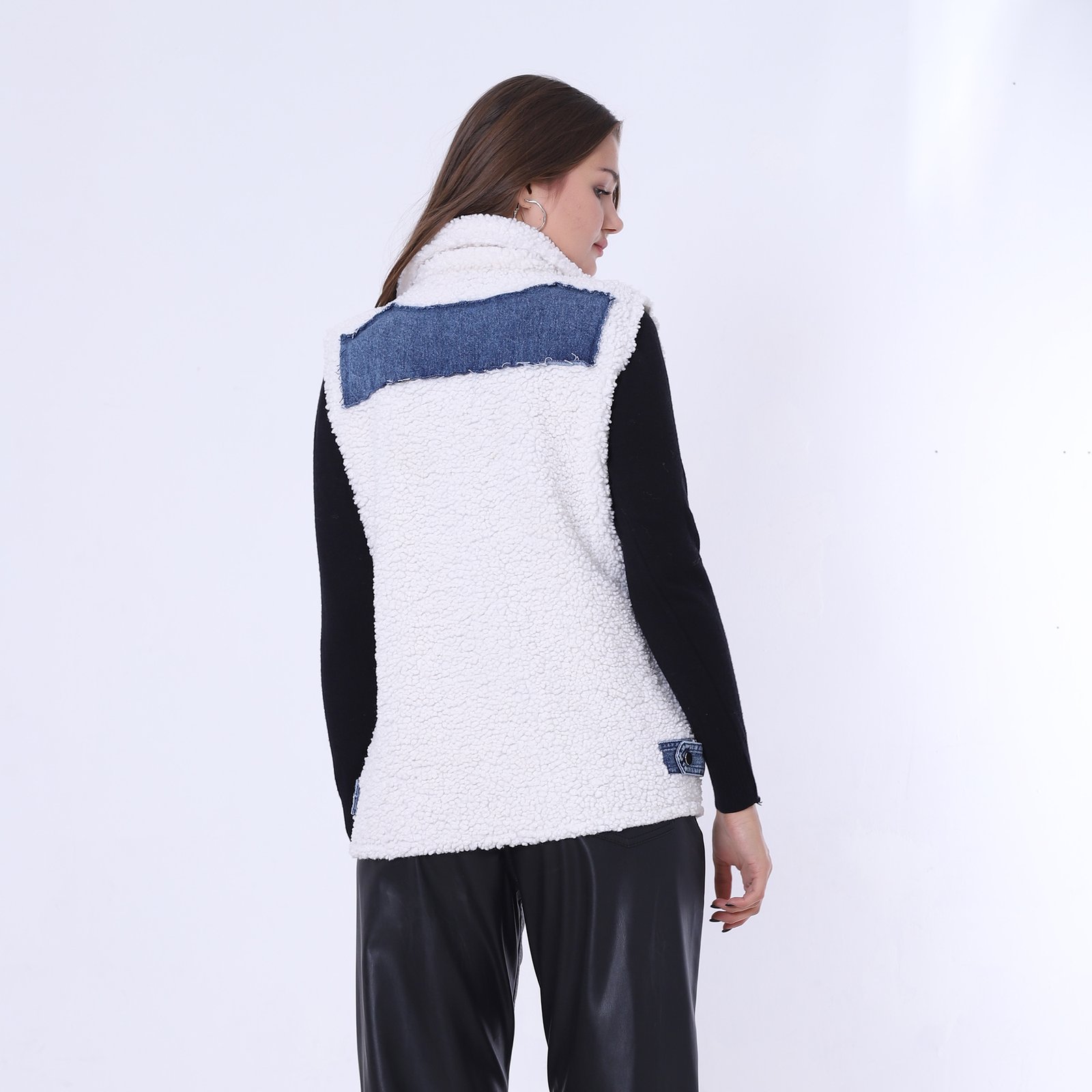 Fur Jeans Vest - Image 4