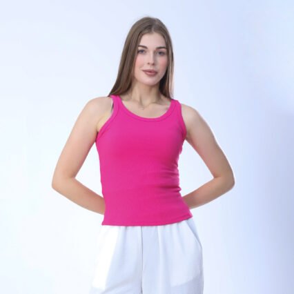 Vibrant Ribbed Tank Top