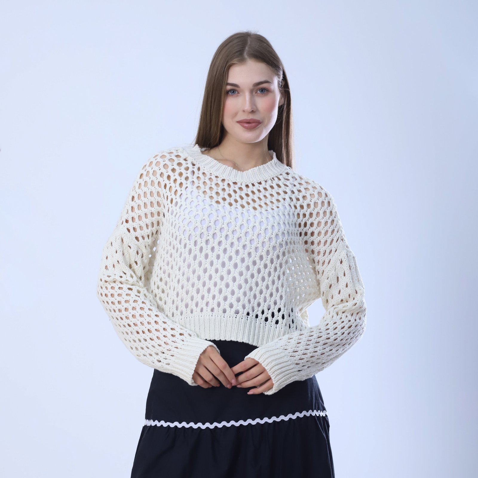 Crochet Knit Sweater