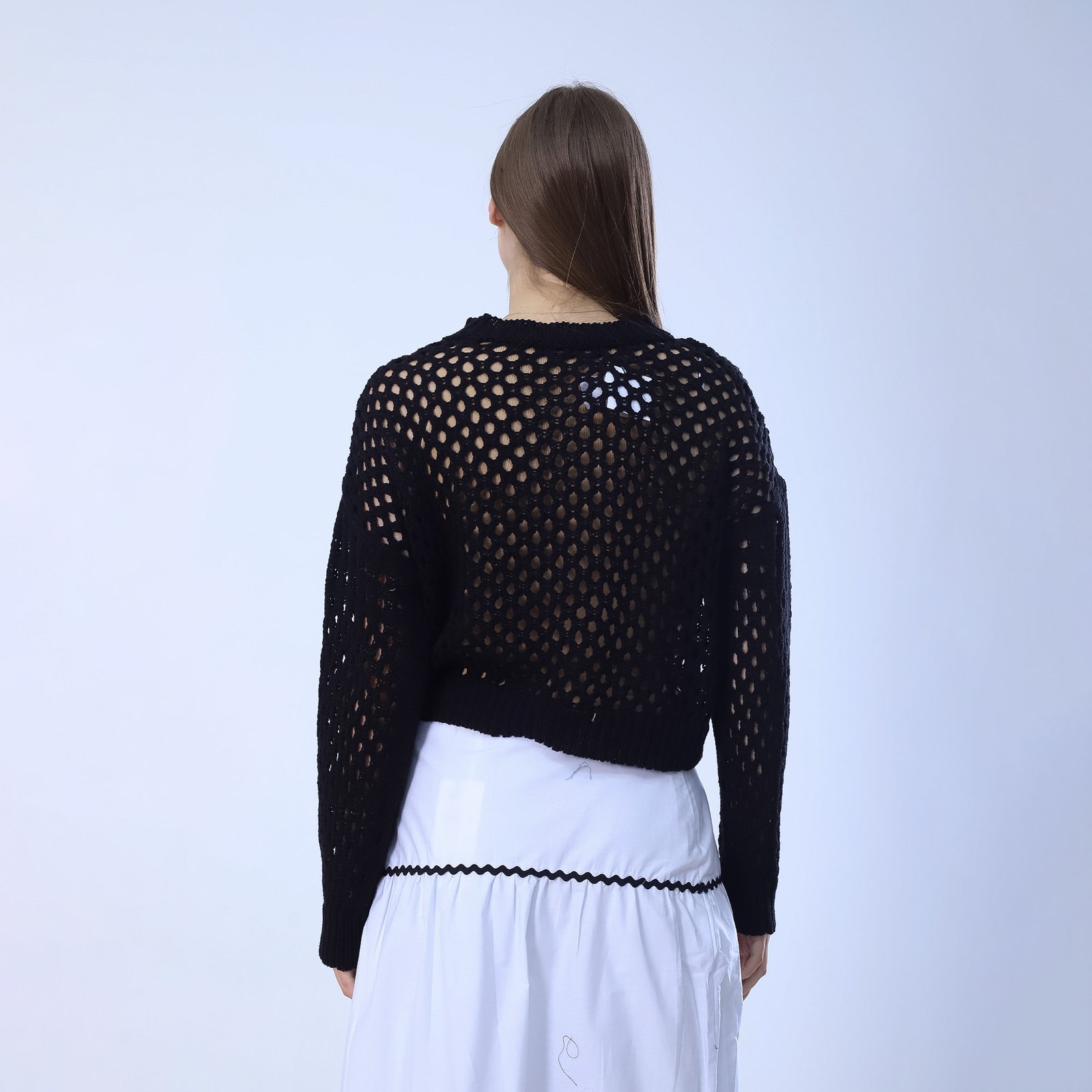 Crochet Knit Sweater - Image 5